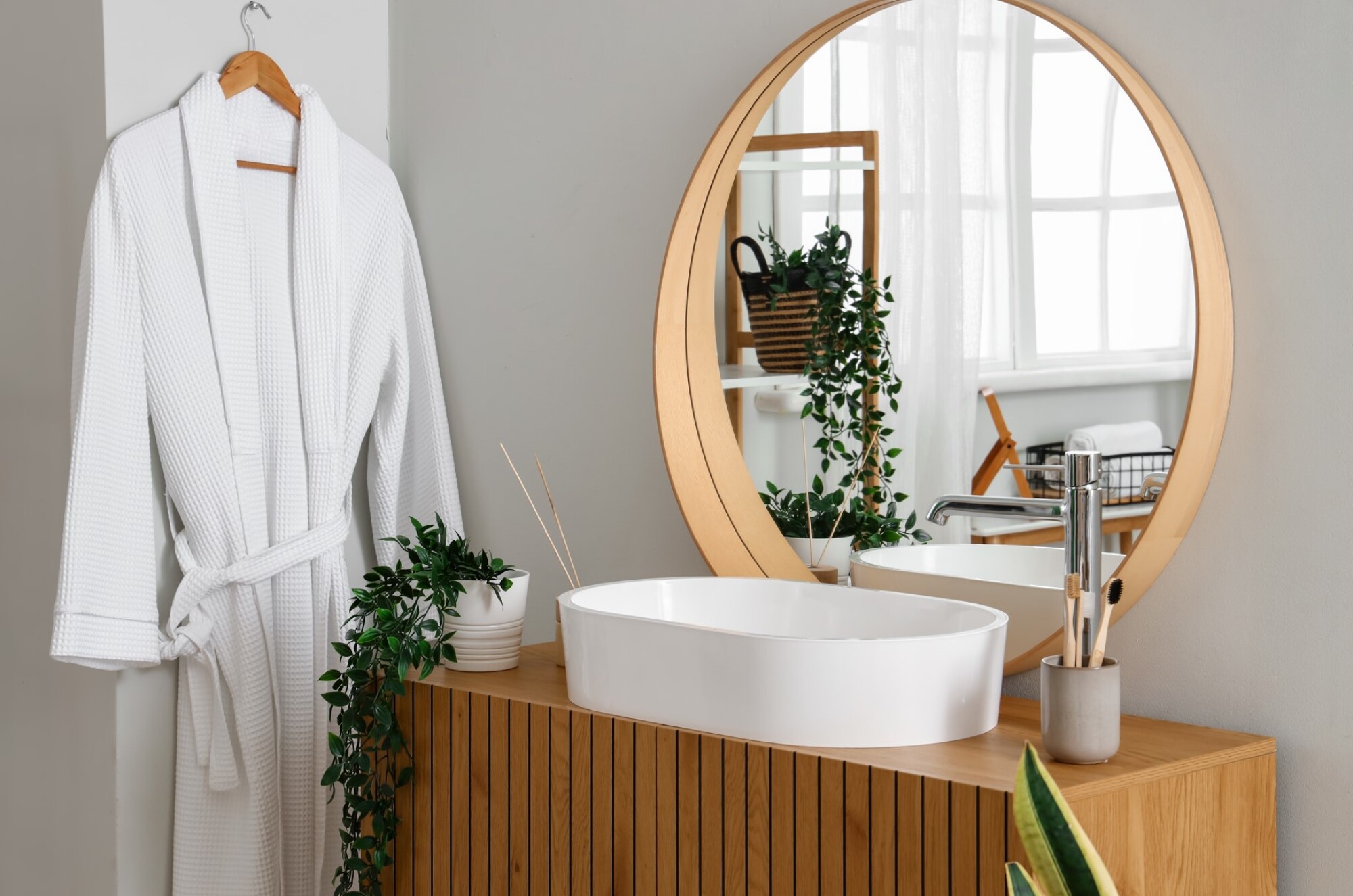 Installation de miroirs chauffants