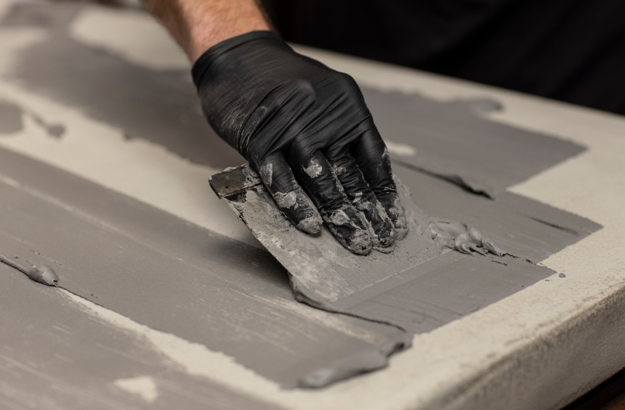 Pose de béton ciré sur terrasse