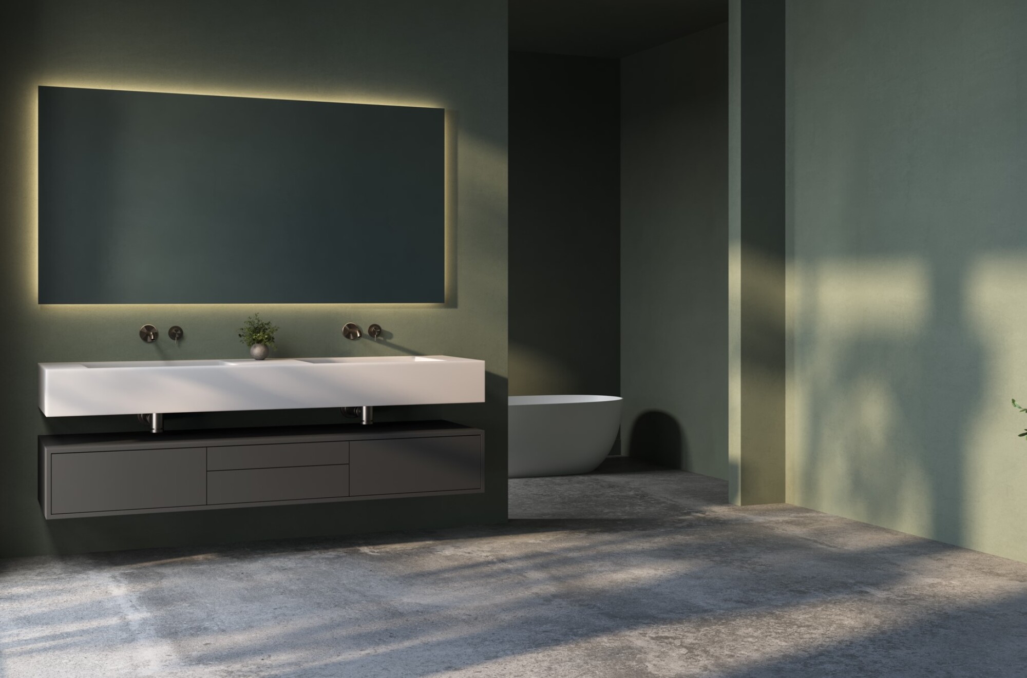 Pose de meuble mural design