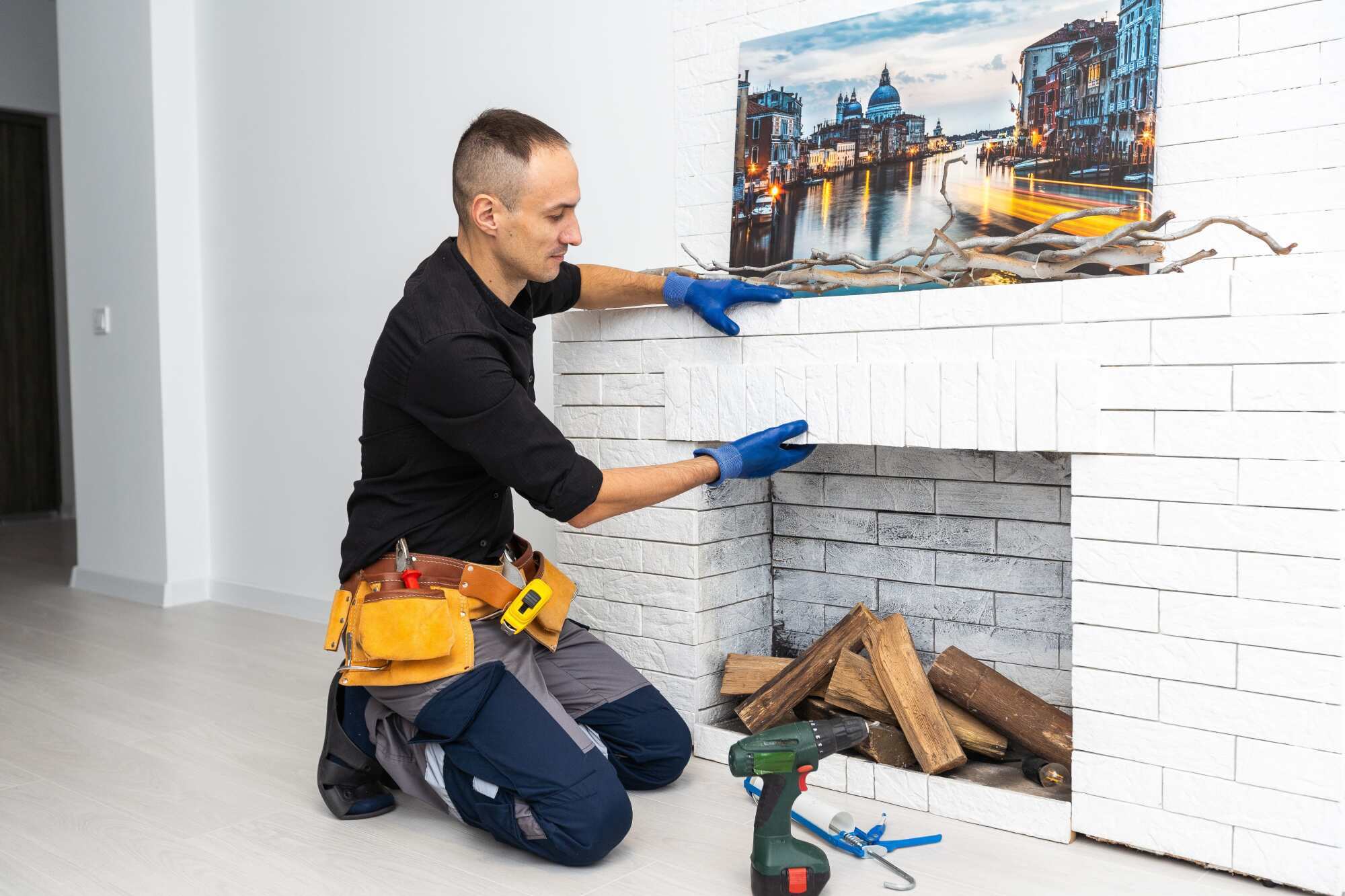 Pose de cheminée en double paroi