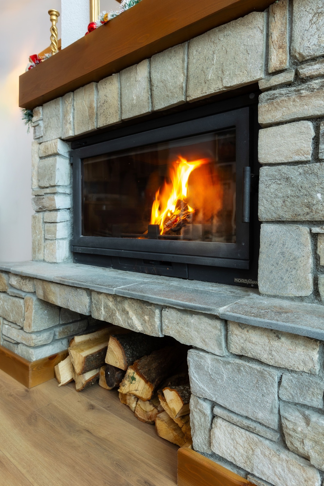 Pose de cheminée traditionnelle