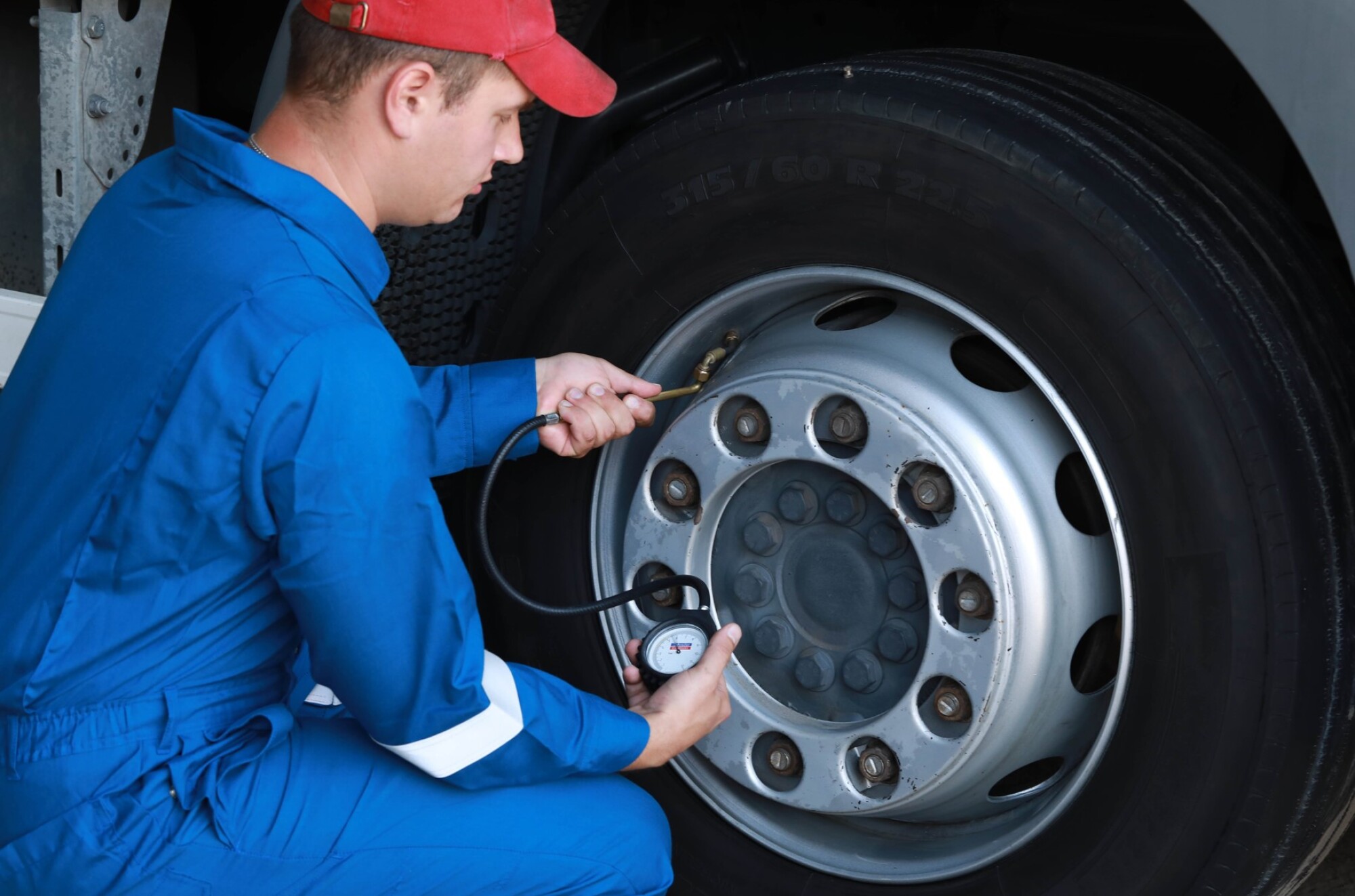 Compresseur pour pneu de camion