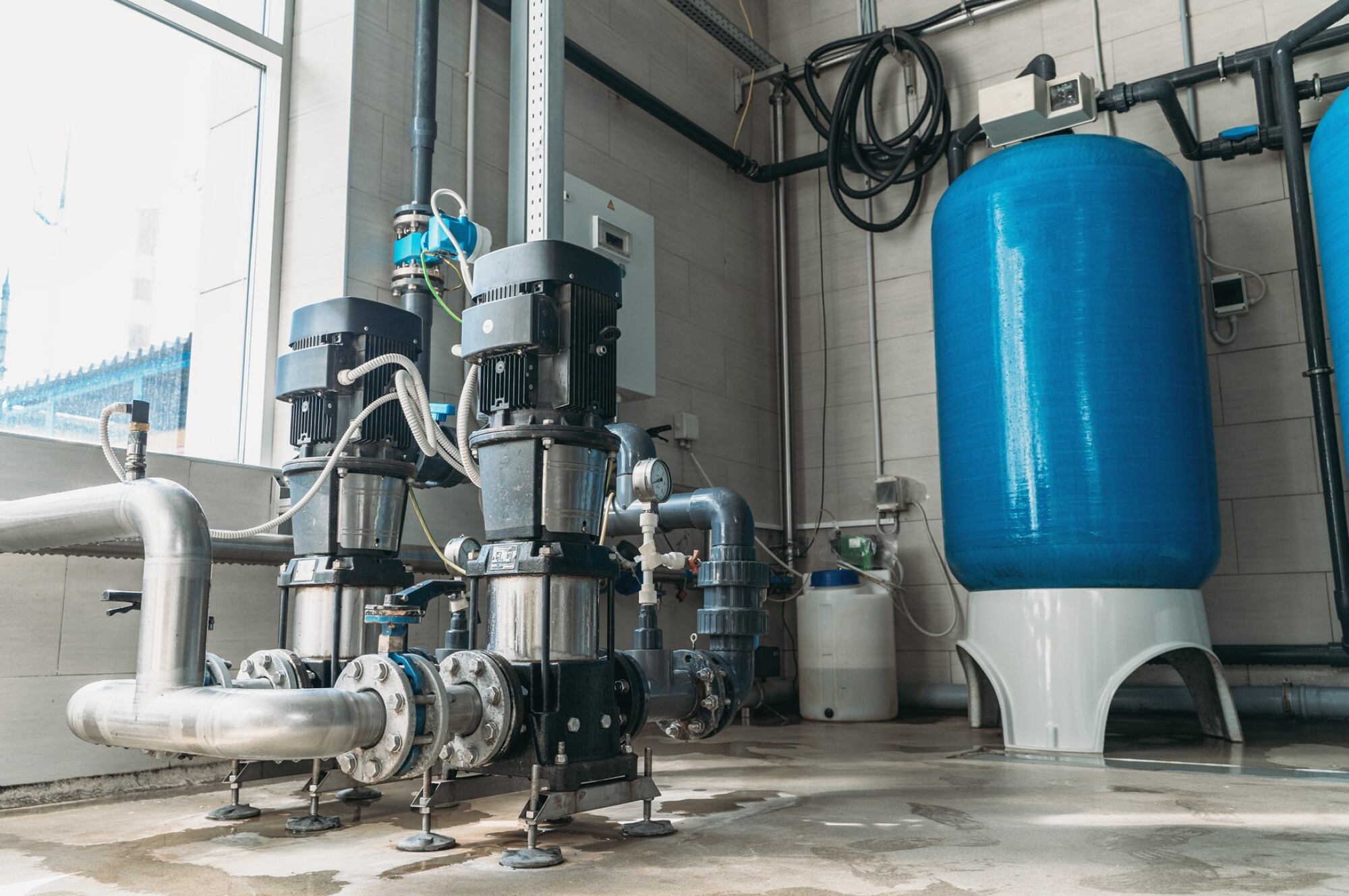 Installation de cuve de compresseur