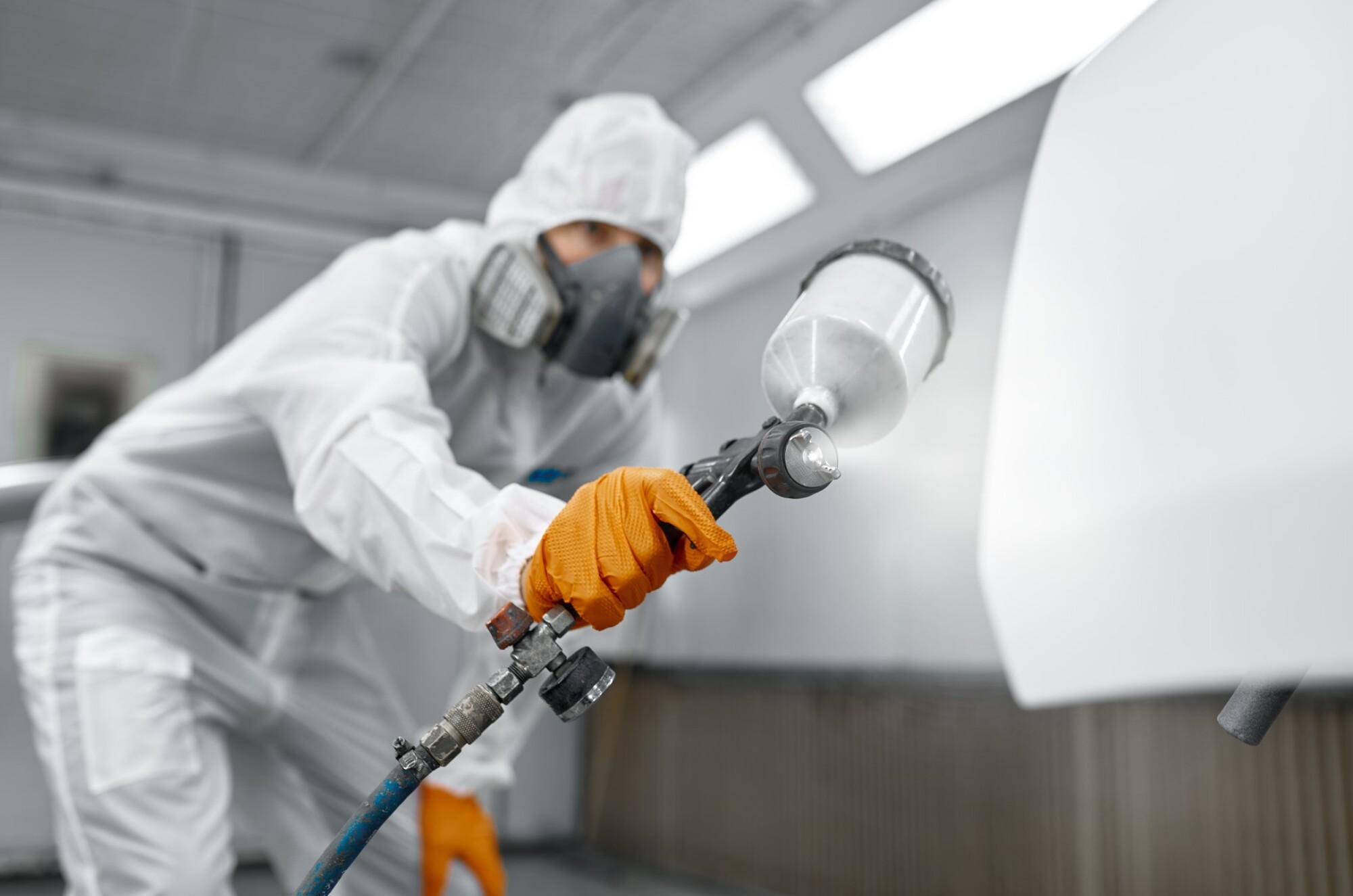 Peinture au pistolet pneumatique