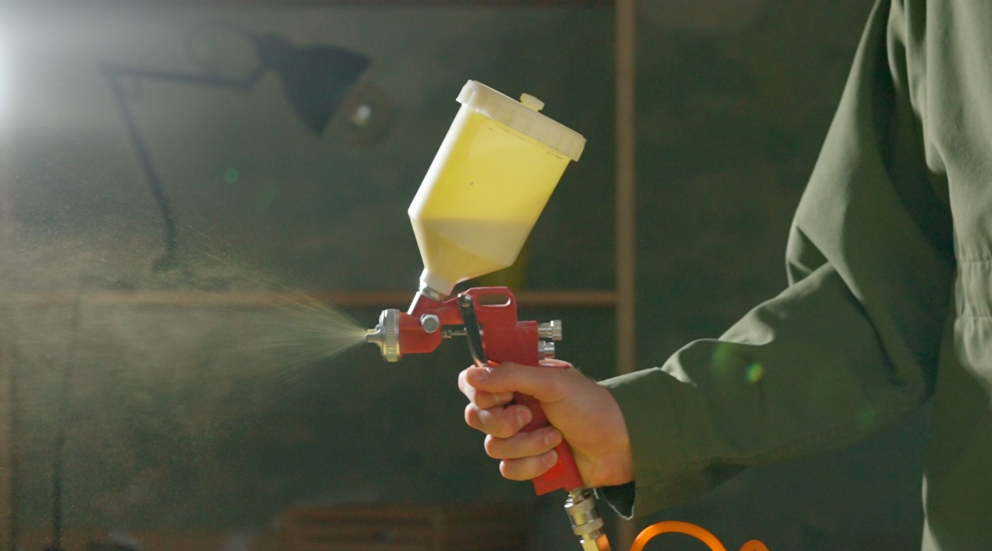 Spray gun pour compresseur