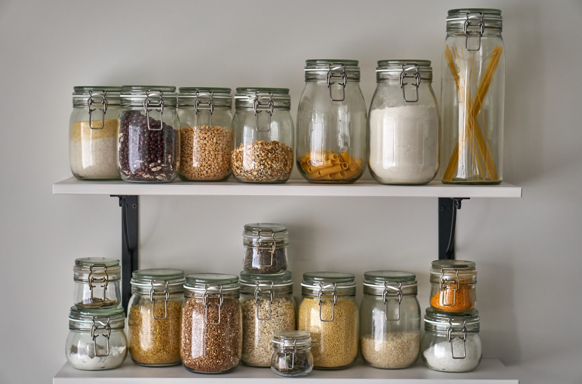 Installation de supports de bocaux