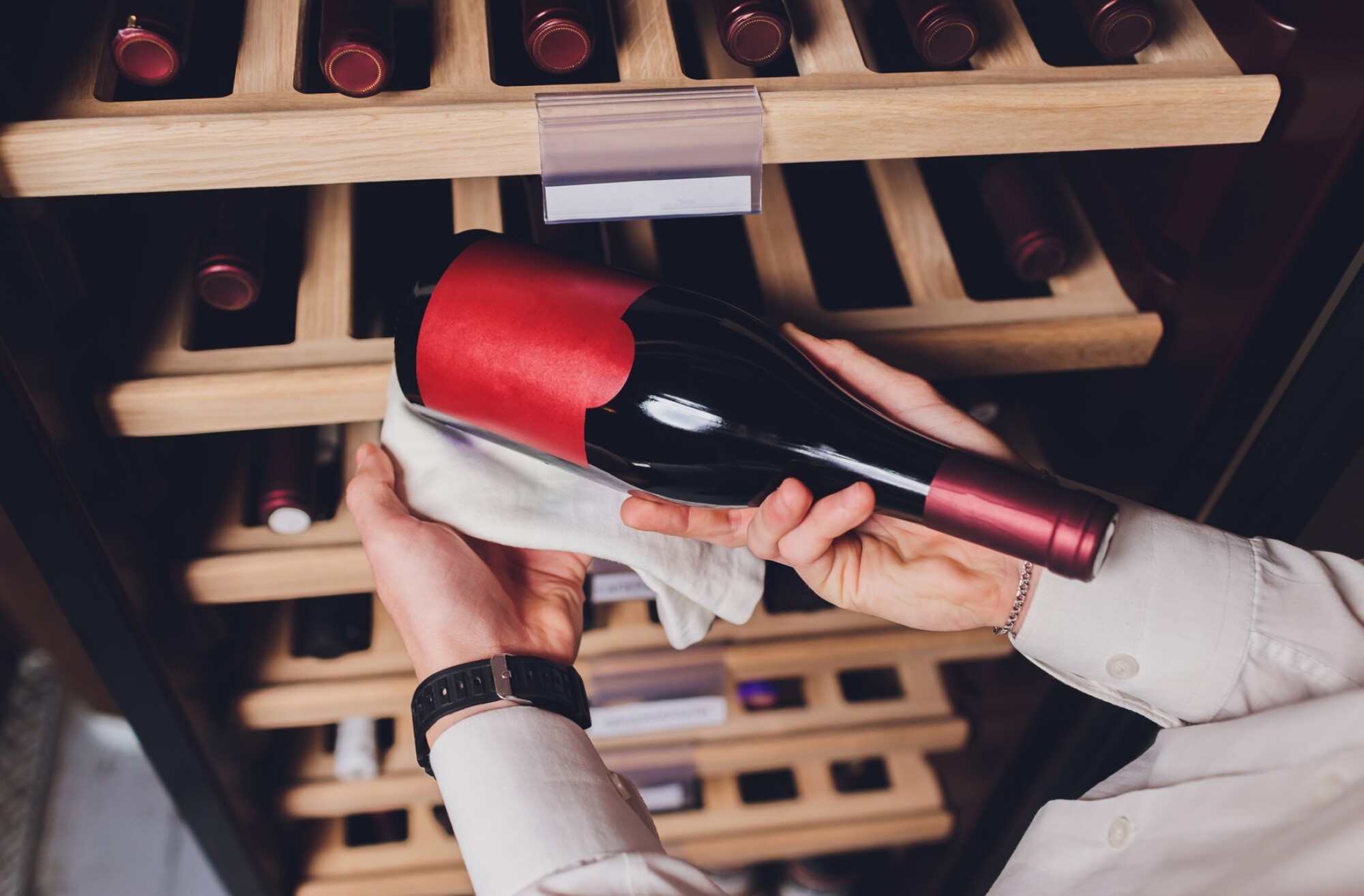 Installation de tiroirs à bouteilles