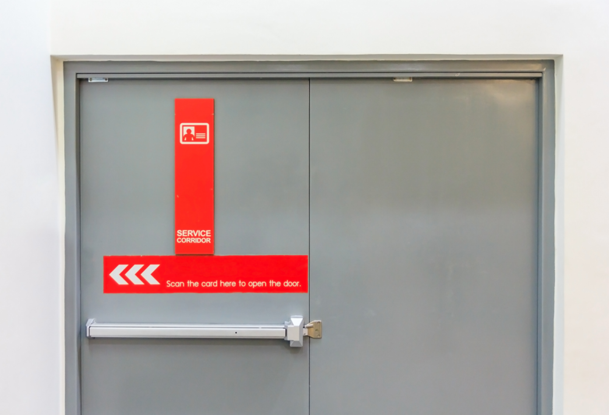 Mise en place de porte coupe feu