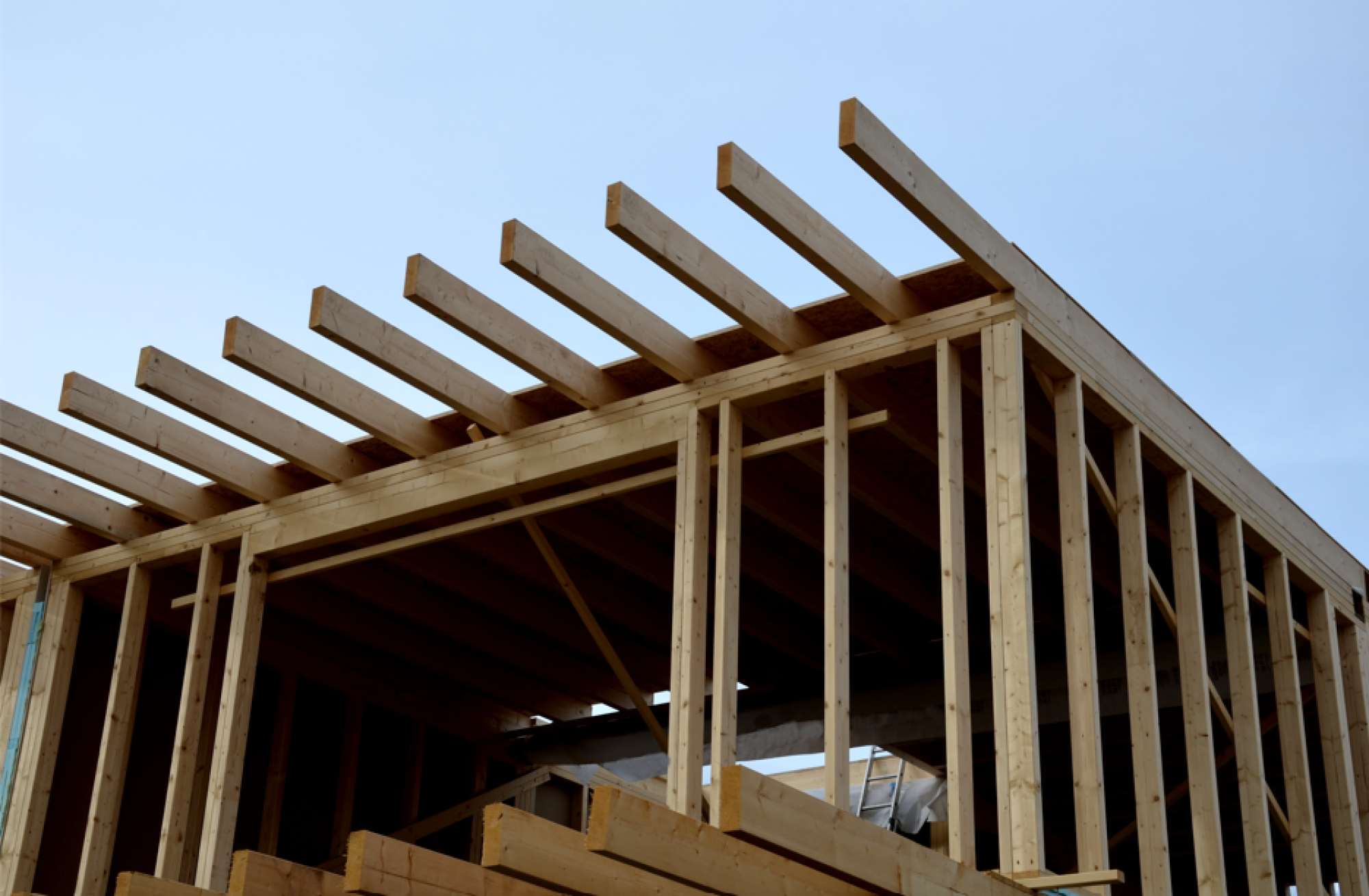 Pose de charpentes d'ossature