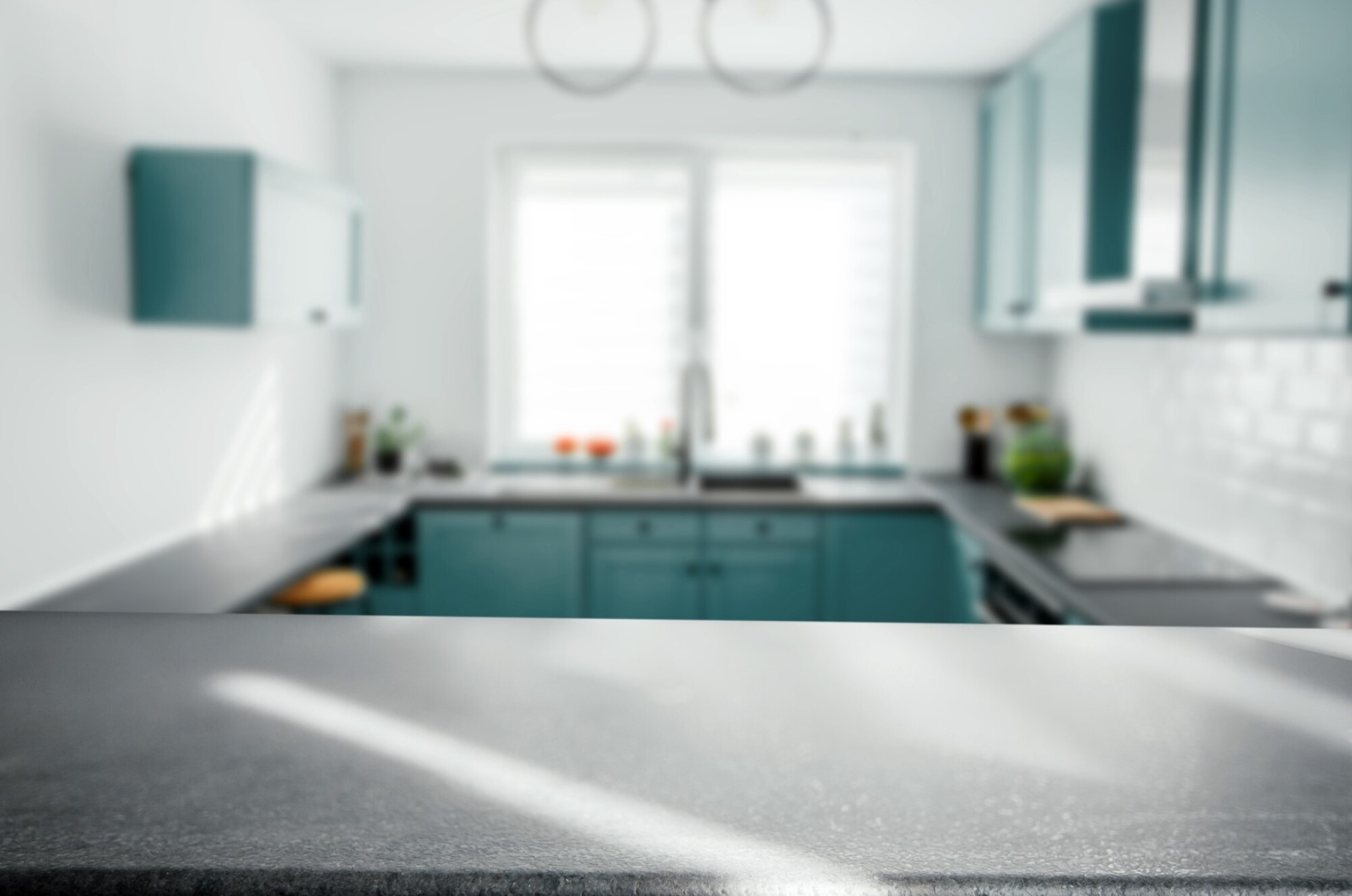 Pose de plans de travail en béton