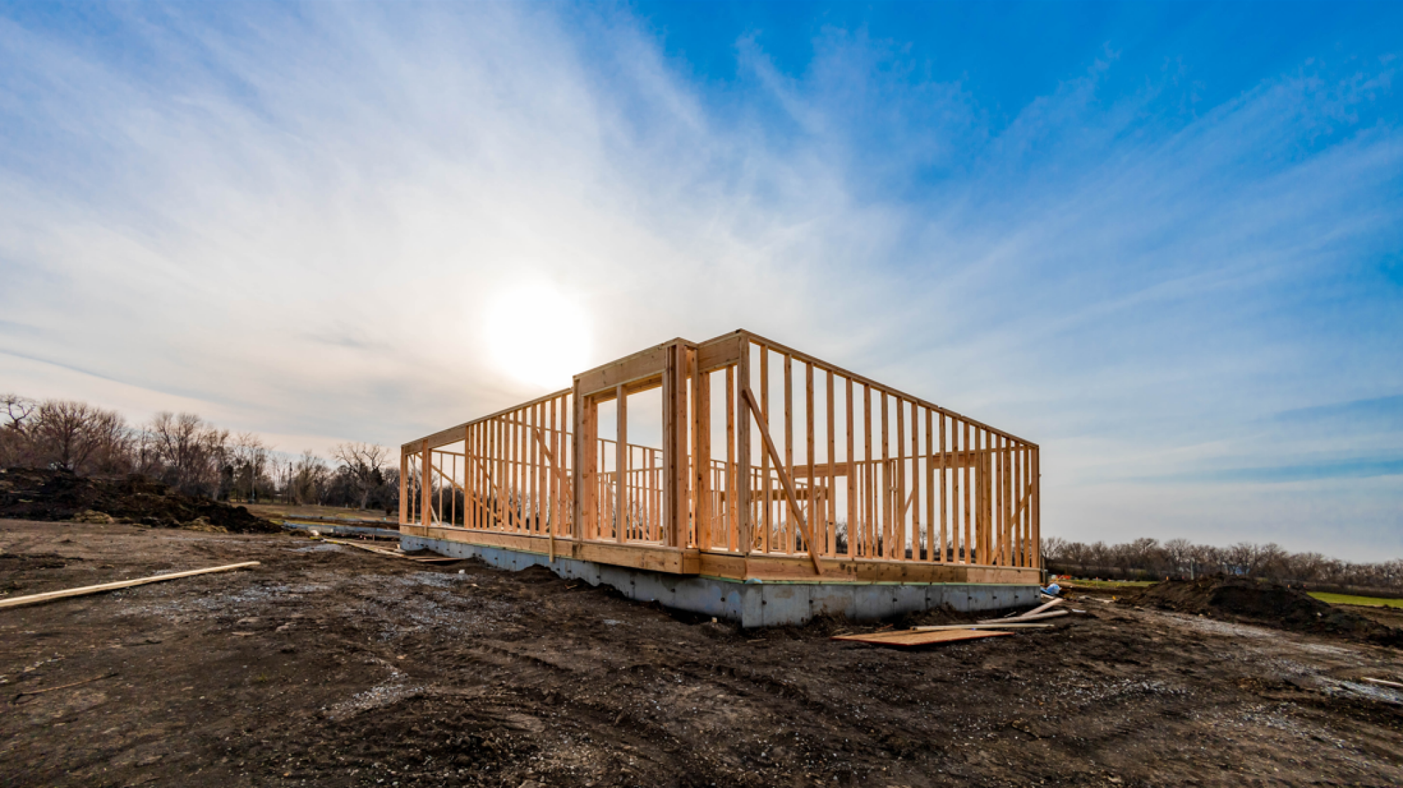 Réalisation d'ossature bois modulables