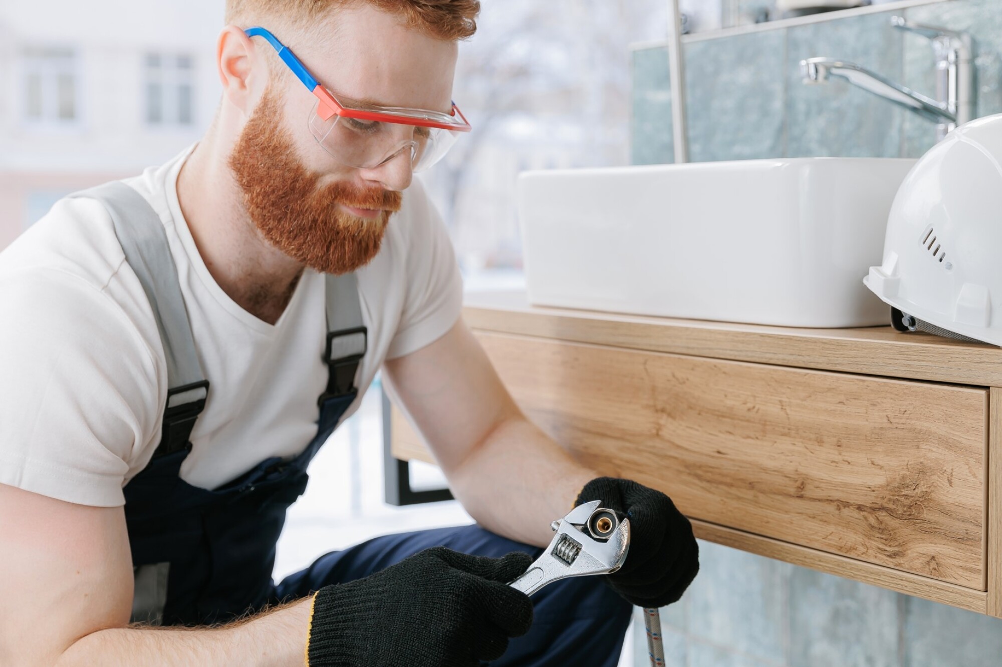 Changement tuyau flexible lavabo