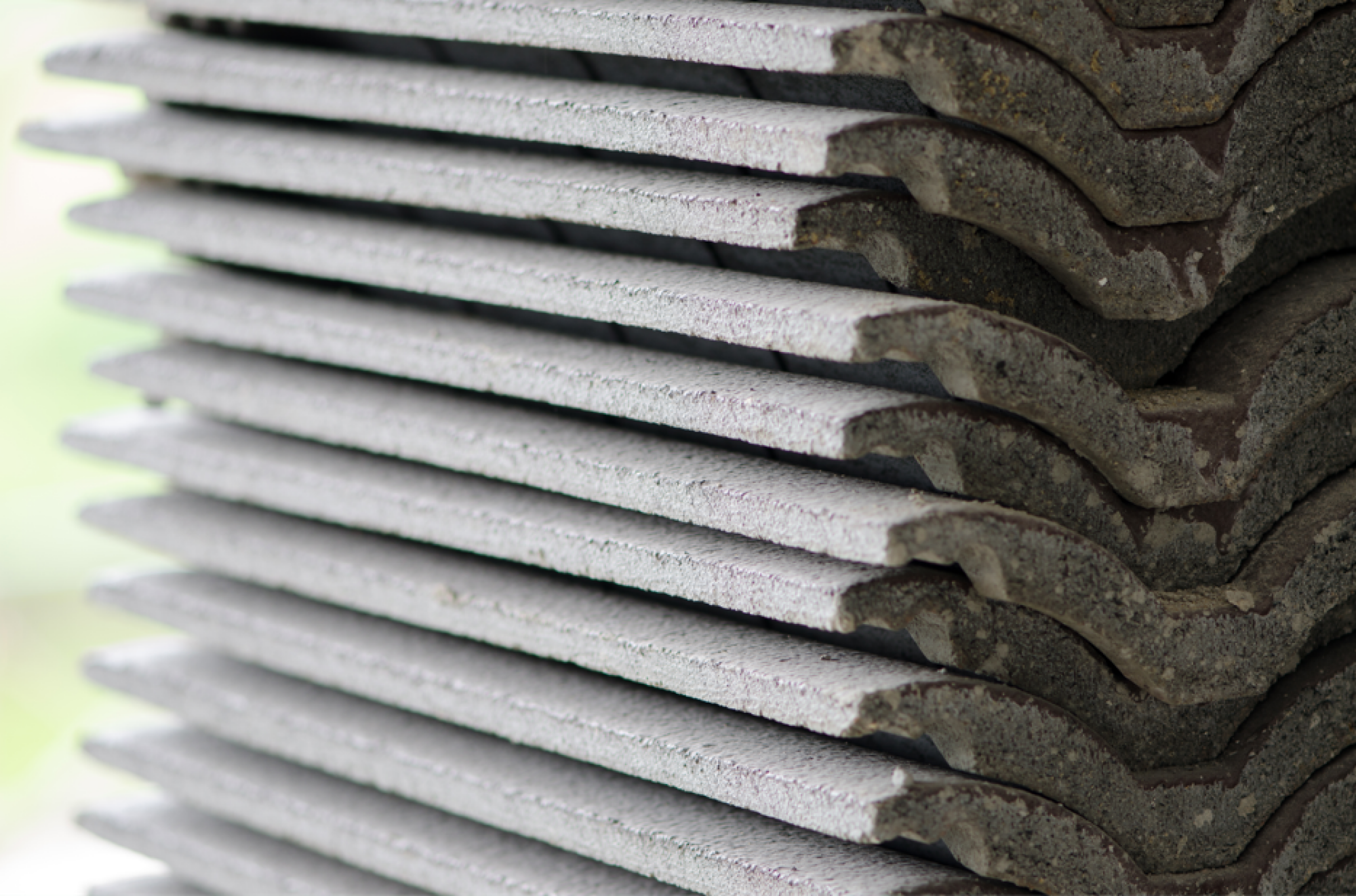 Fourniture de tuiles en béton