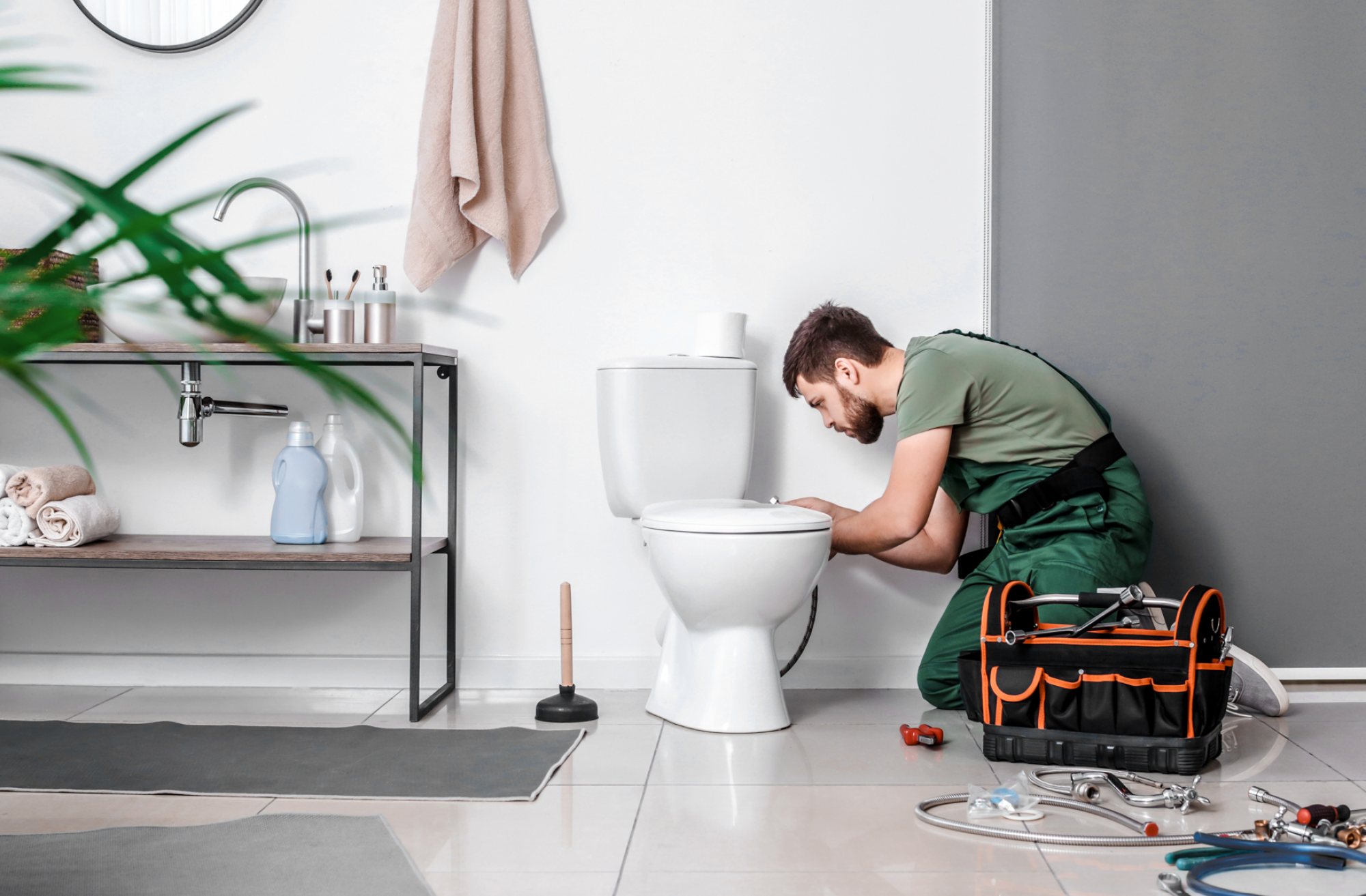 Fourniture et pose de WC à poser