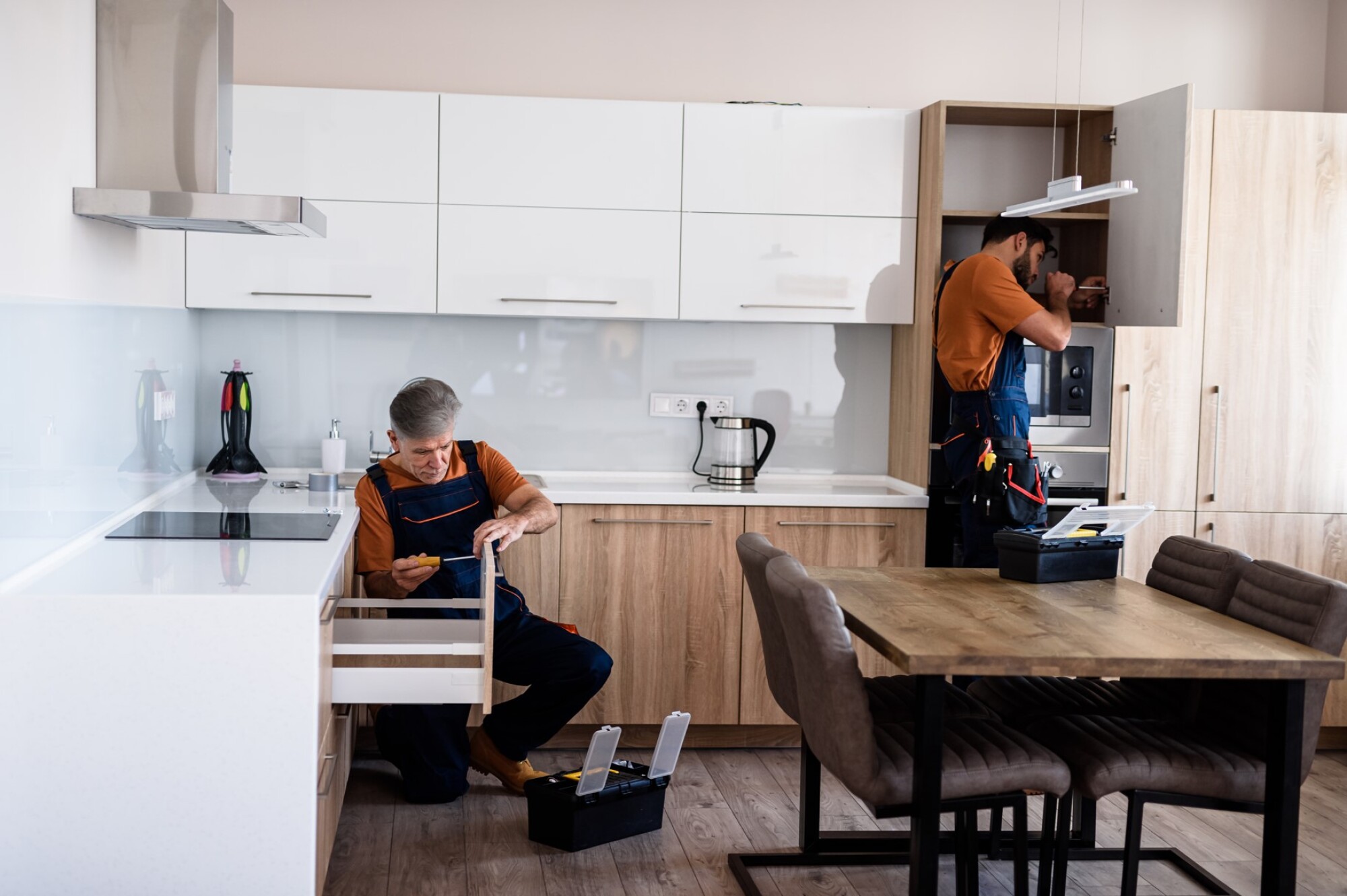 Installation de cuisine équipée