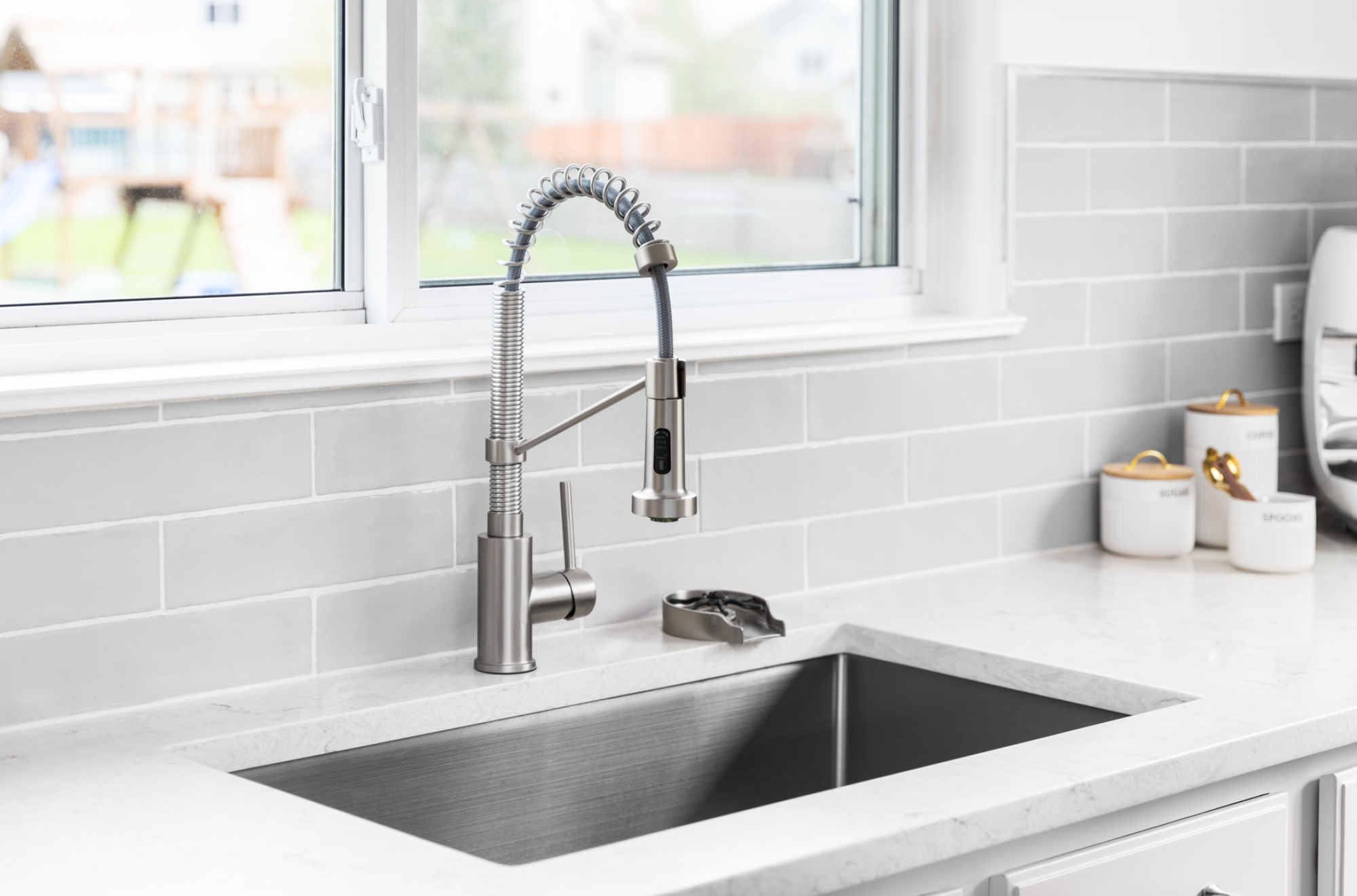 Installation de douchette extractible