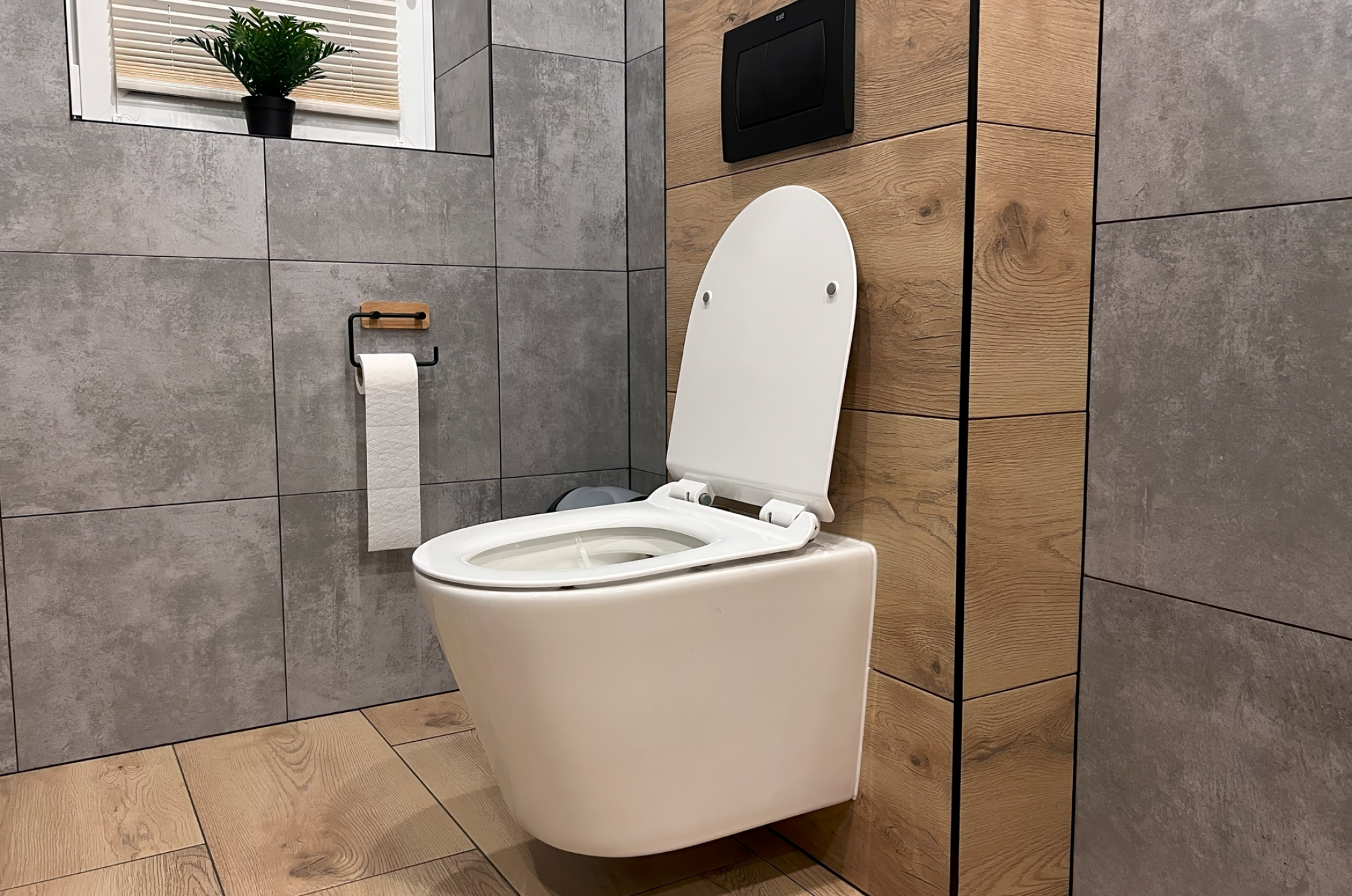 Installation de support mural pour WC