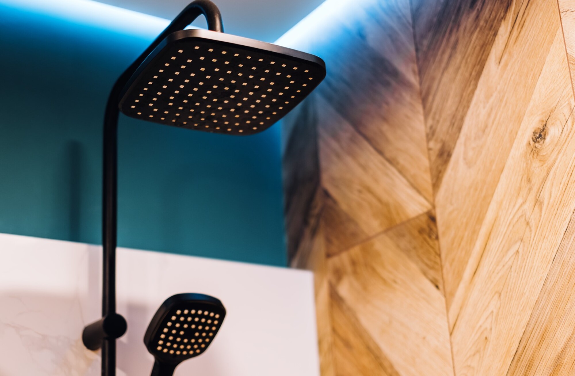 Installation d’éclairage douche