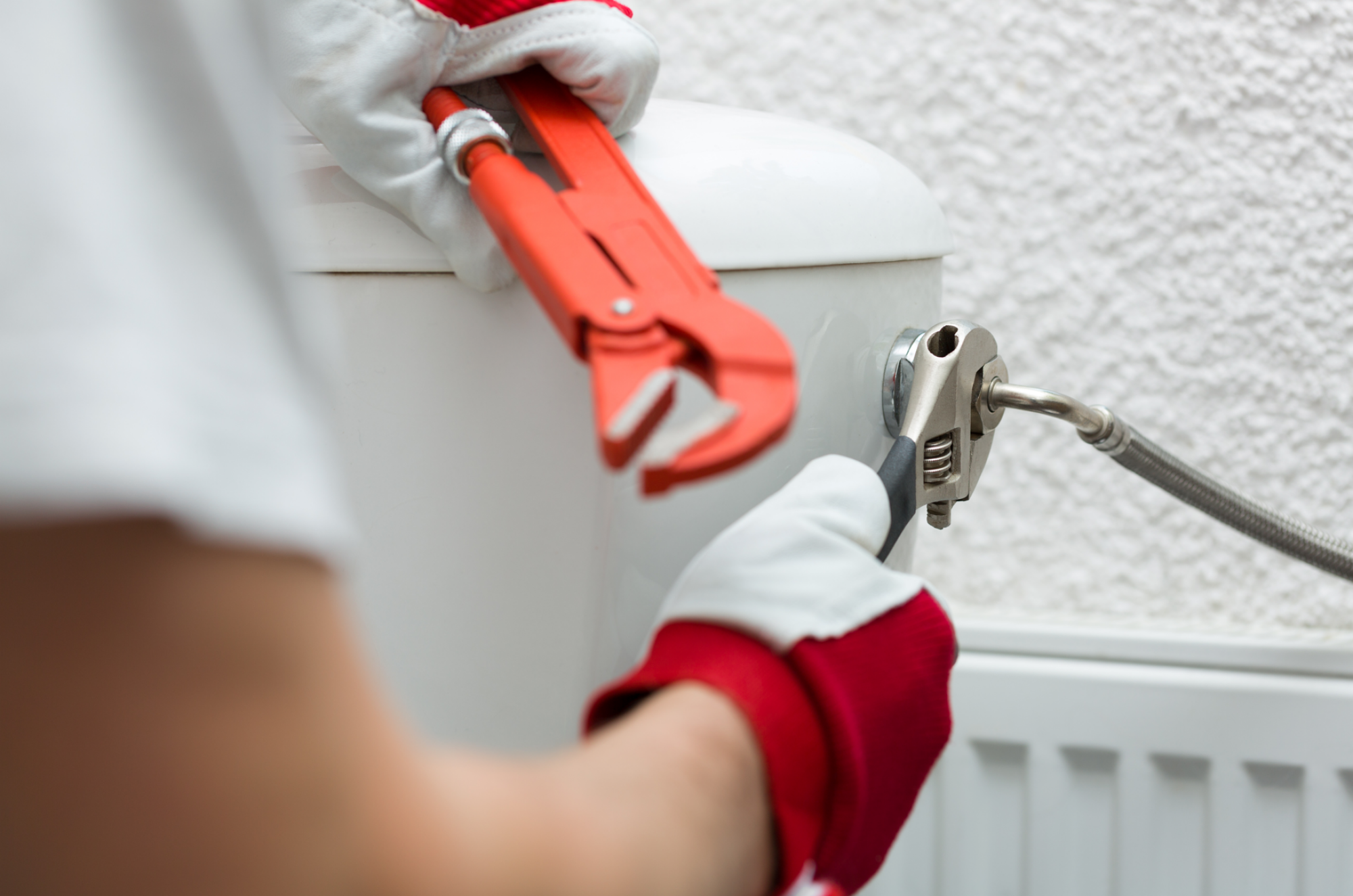 Installation d'un robinet de WC