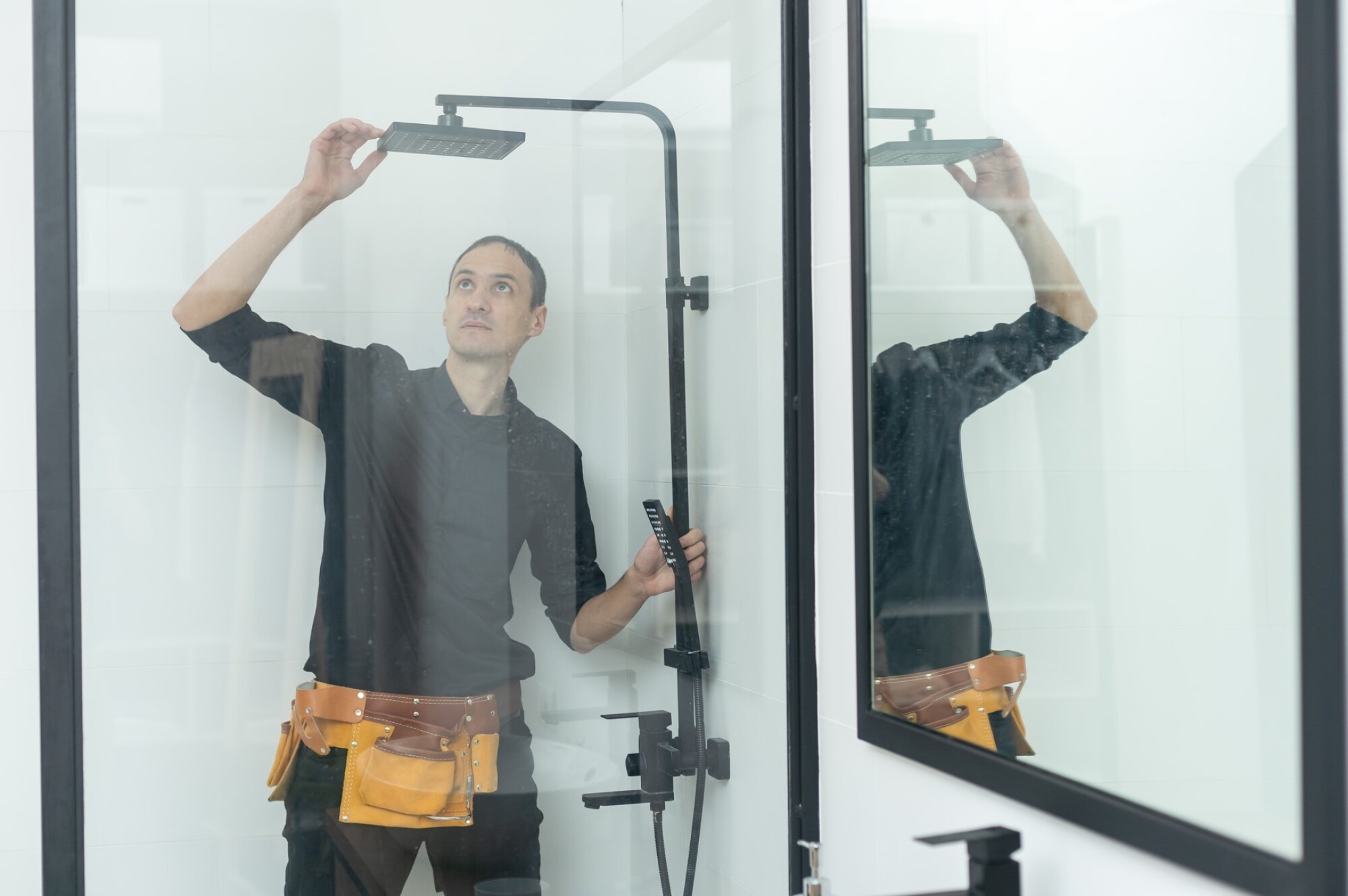 Pose d’ensemble de douche