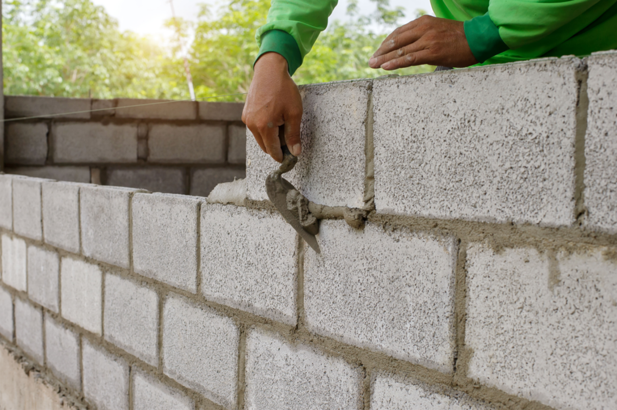 Réalisation de murs en béton