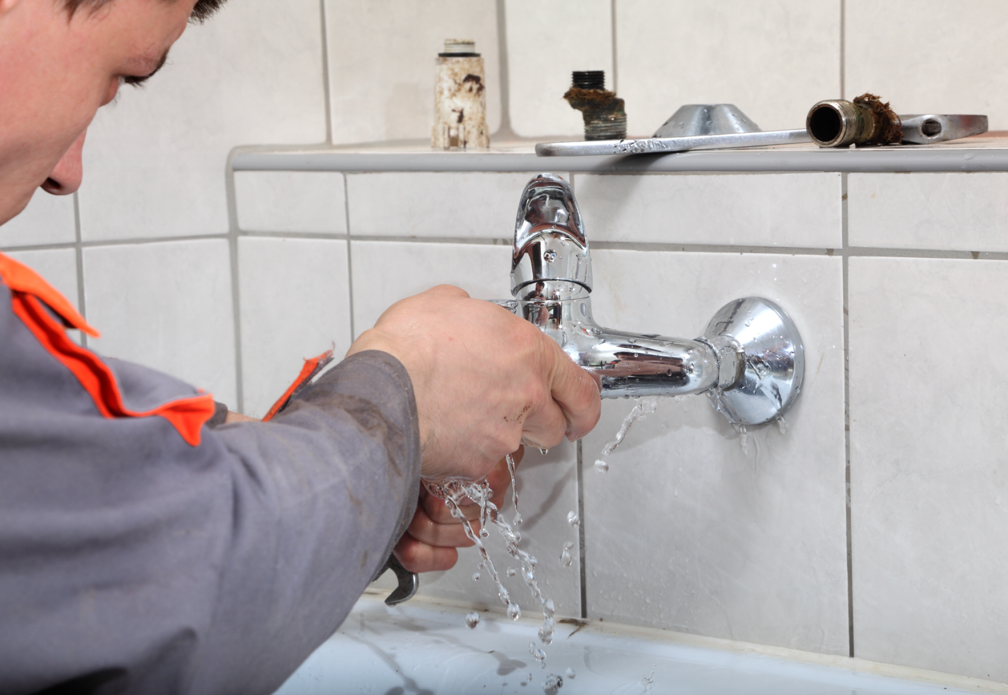 Réparation de fuite sur robinet