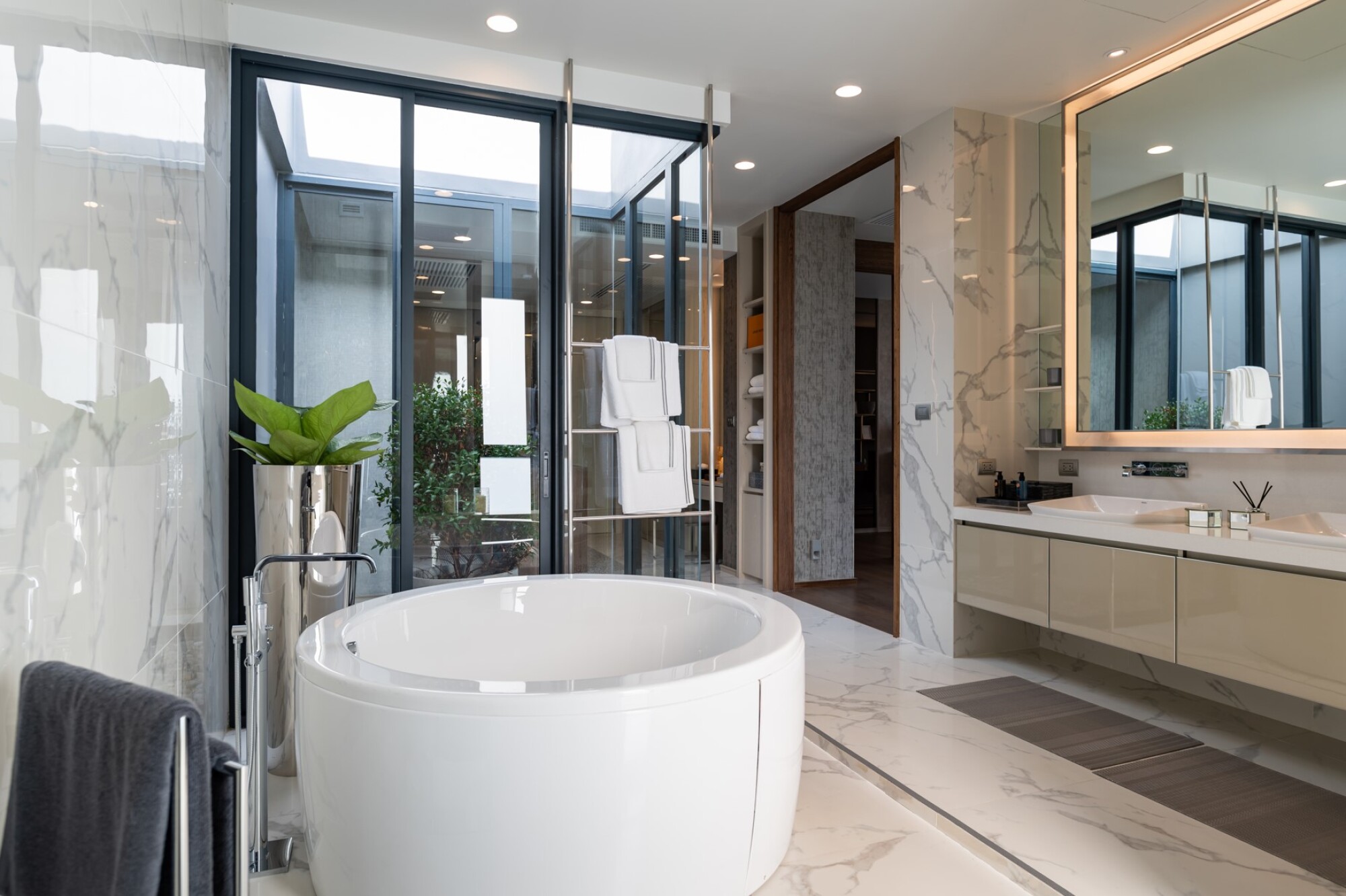 Installation baignoire à remous