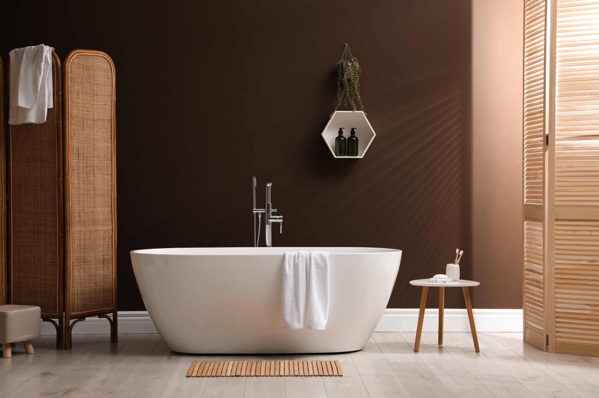 Installation baignoire en céramique