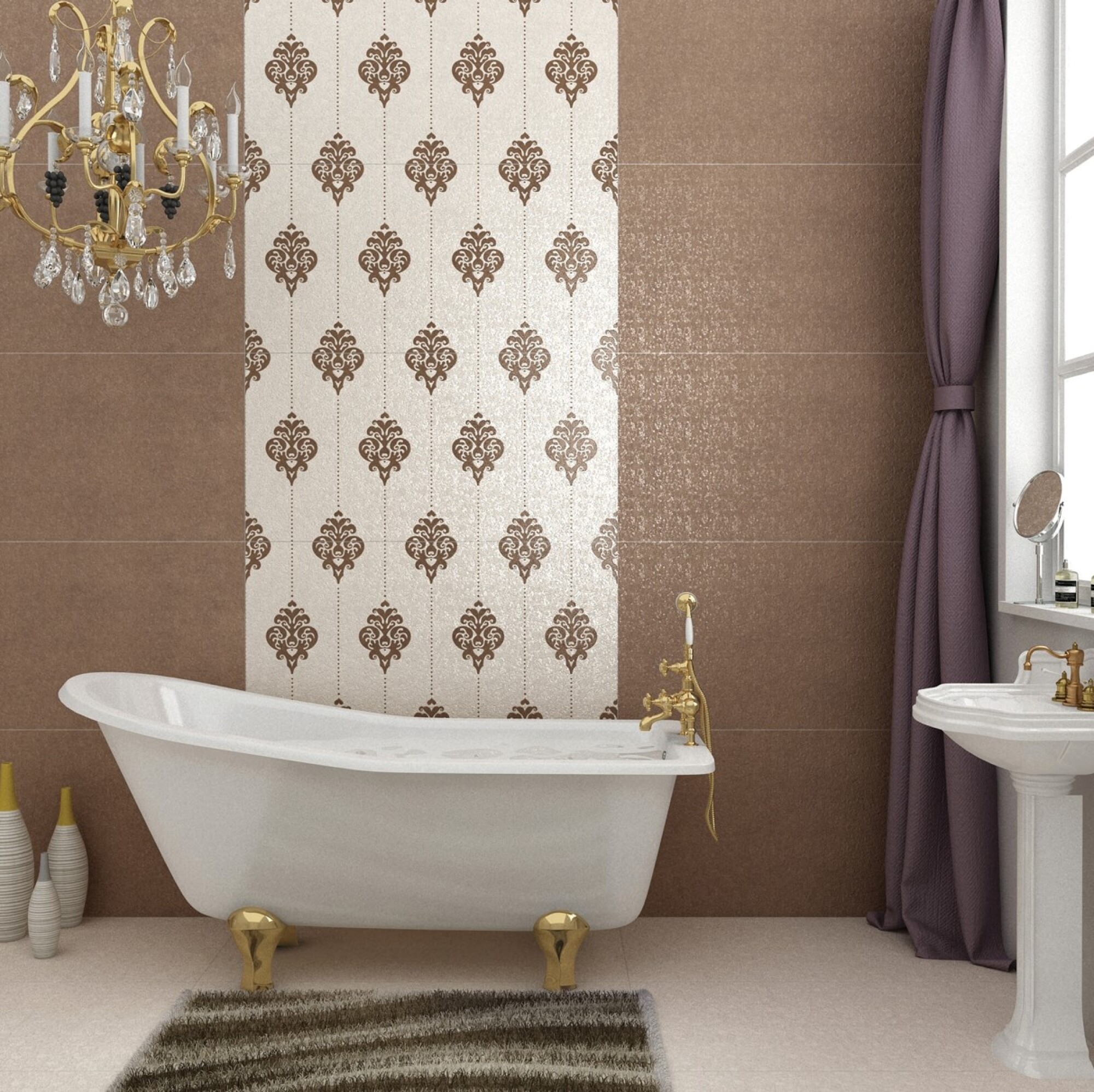 Installation baignoire rétro