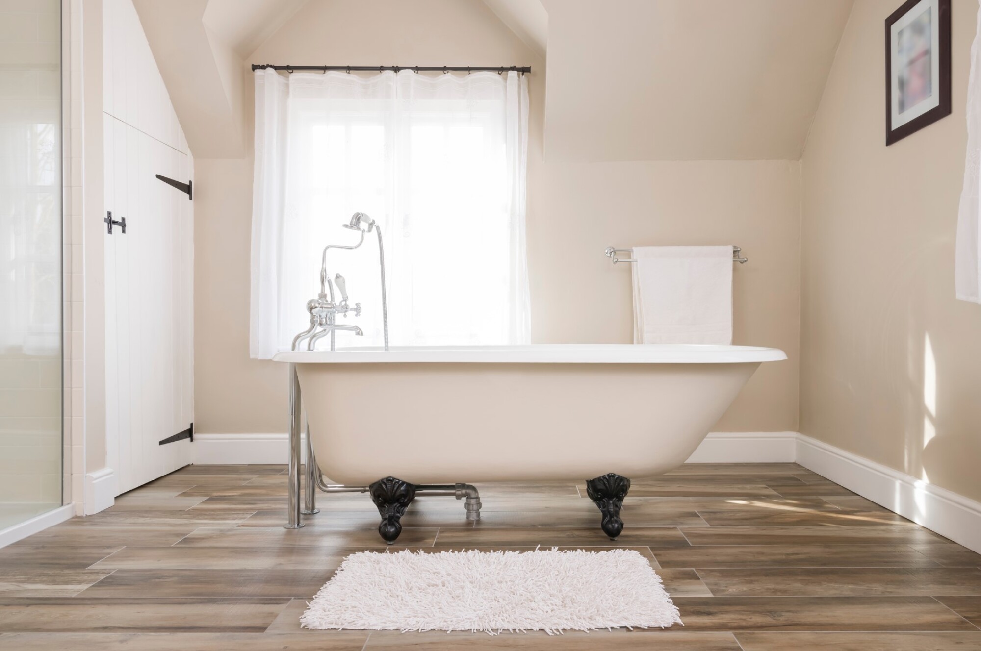 Installation baignoire sur pieds