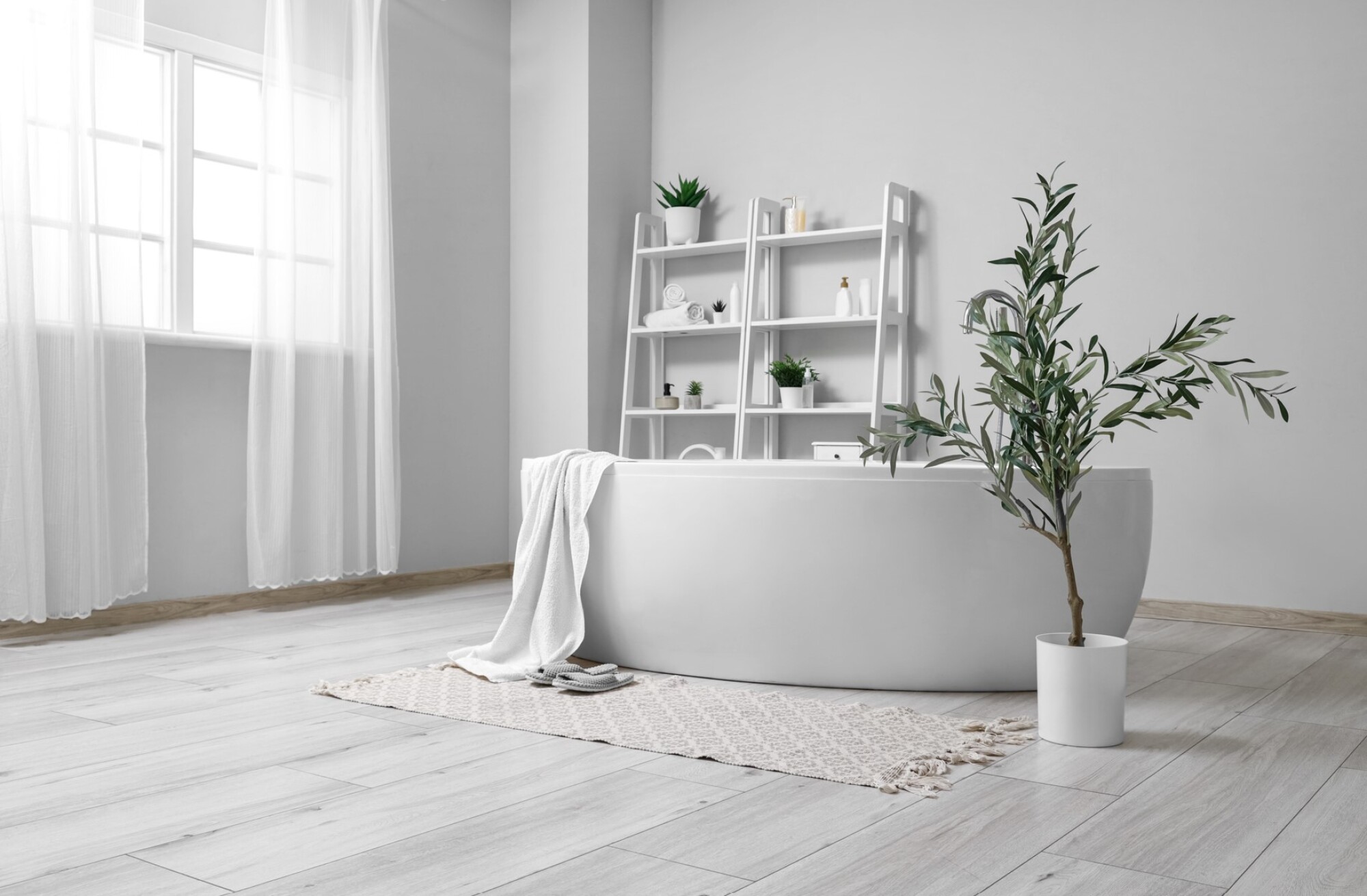 Pose baignoire spacieuse