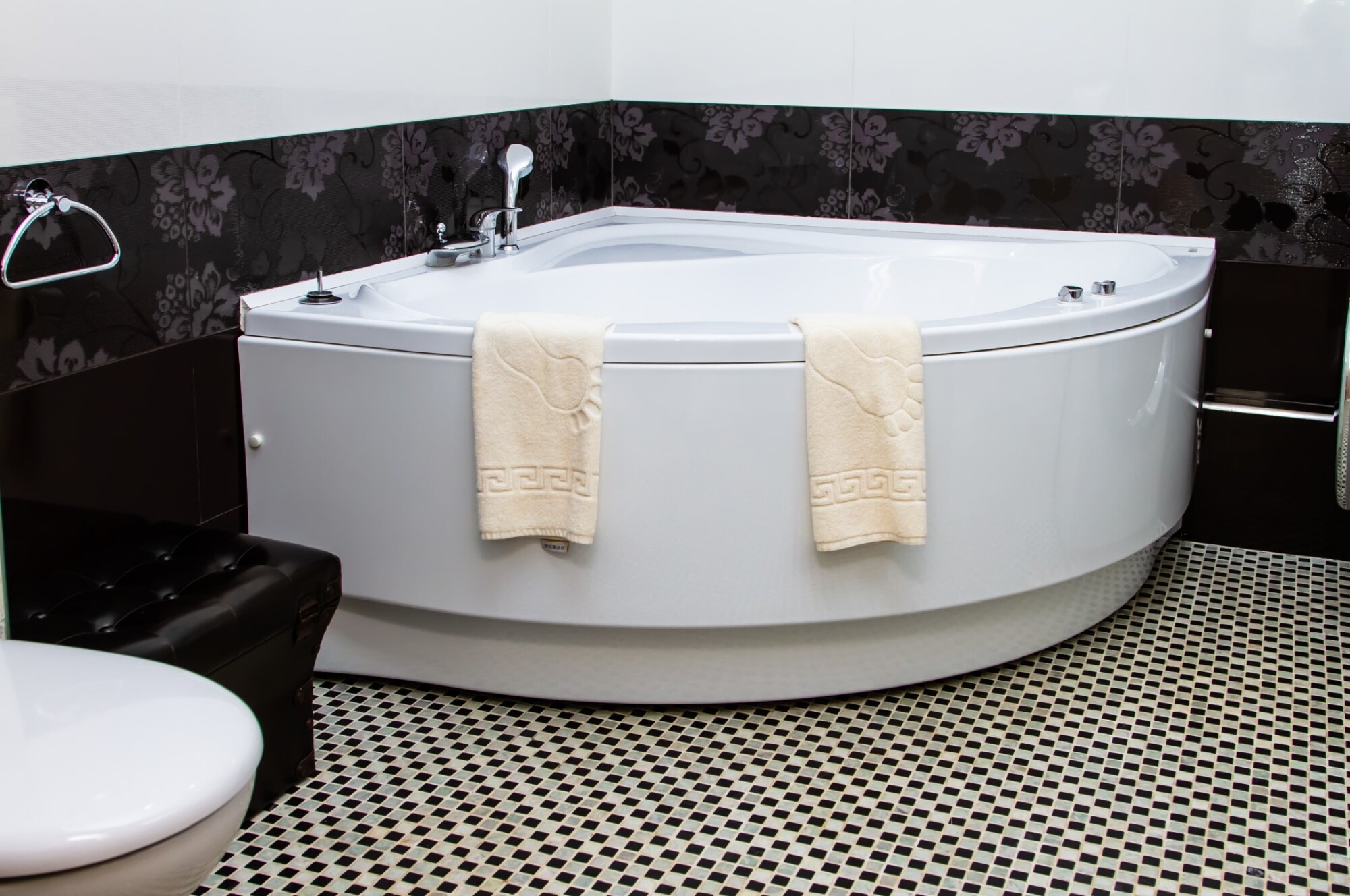 Pose et fourniture de baignoire d'angle