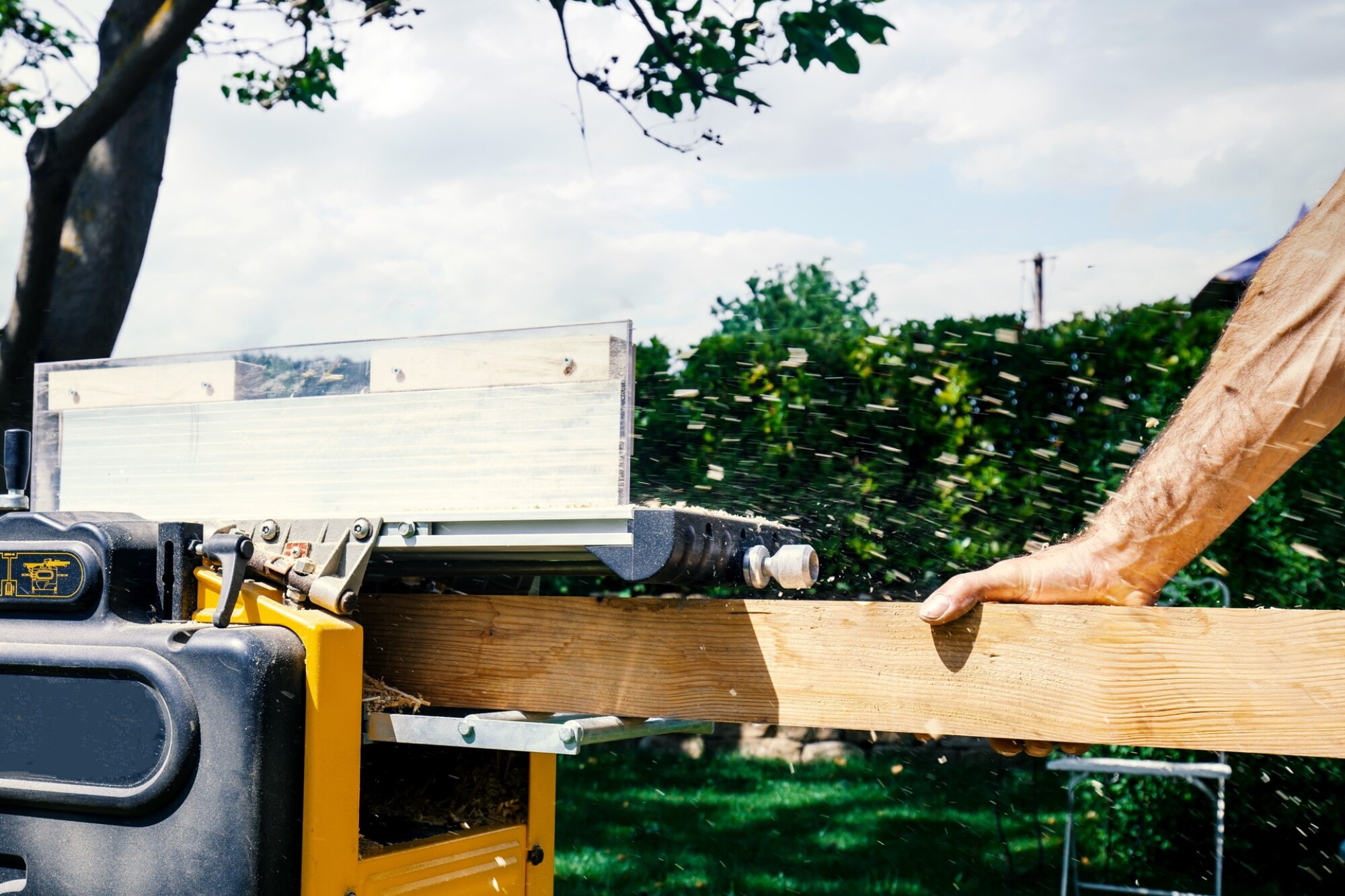 Dégauchisseuse raboteuse