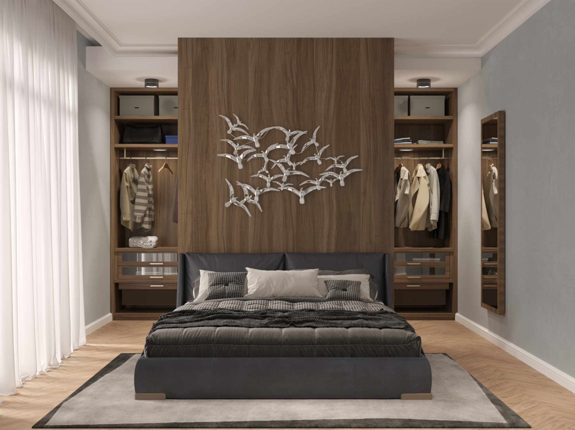 Fabrication de cloisons pour dressing