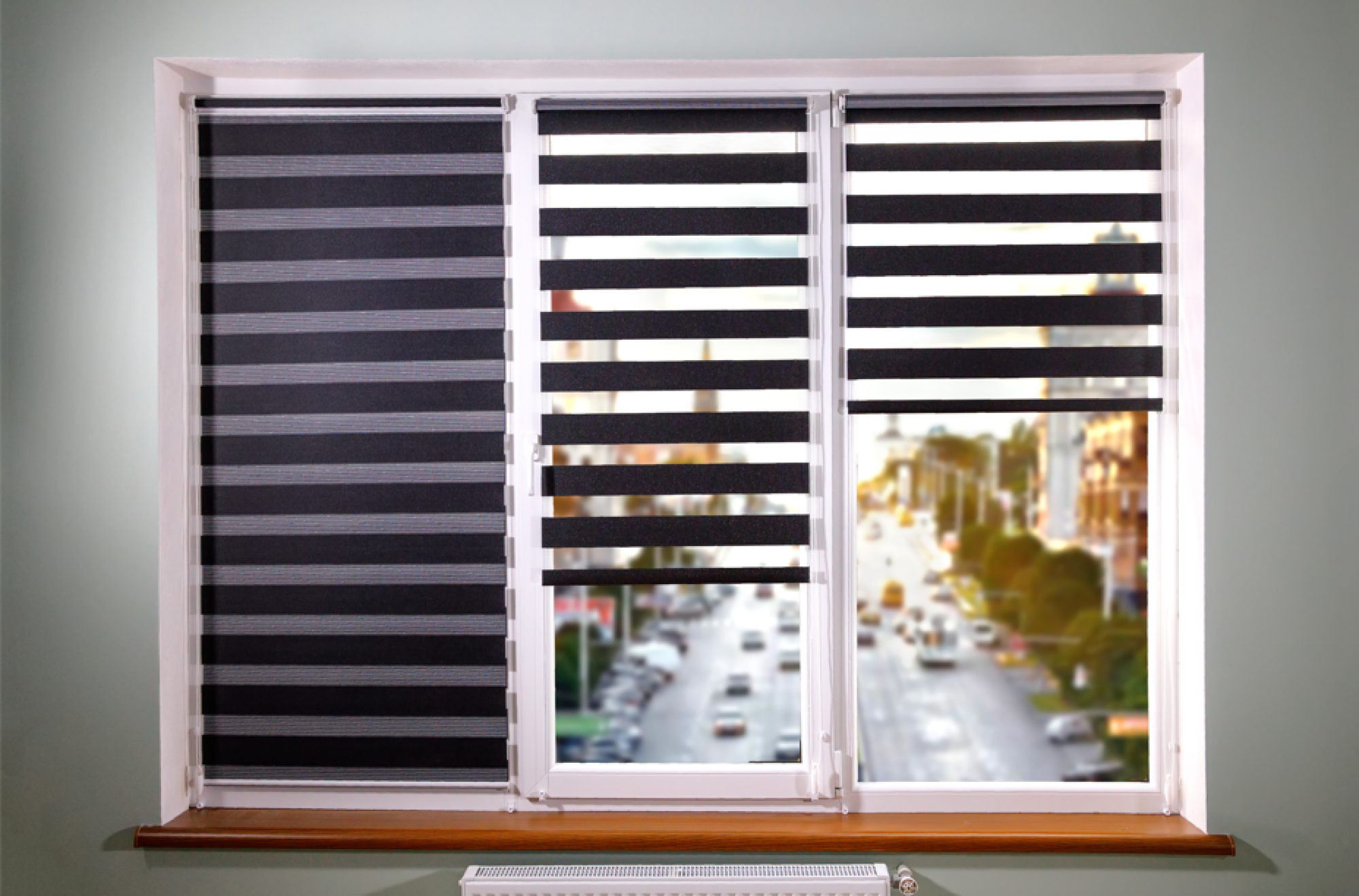 Pose de stores orientables