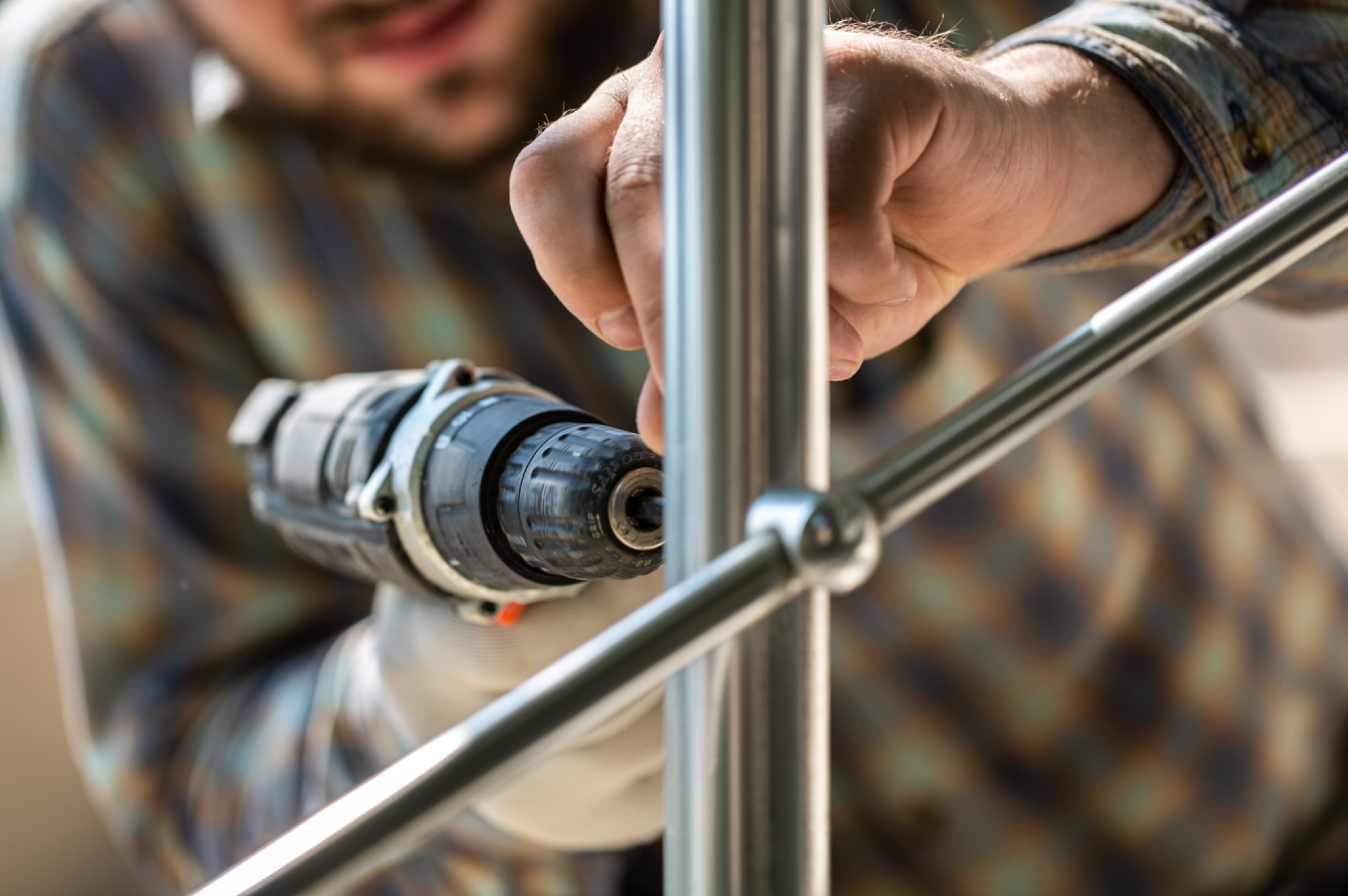 Réparation de rampe d'escalier