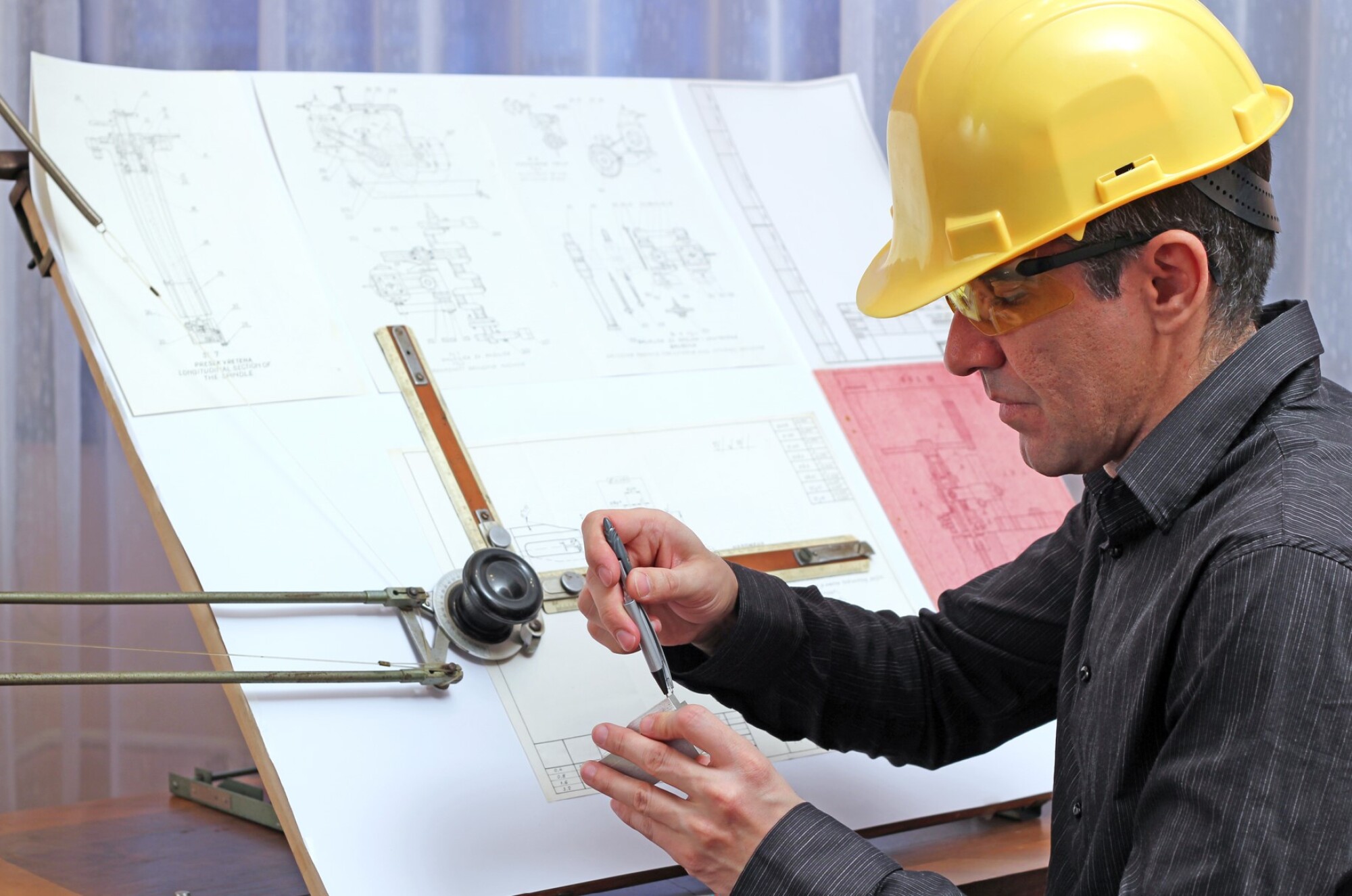Table à dessin industrielle, professionnelle