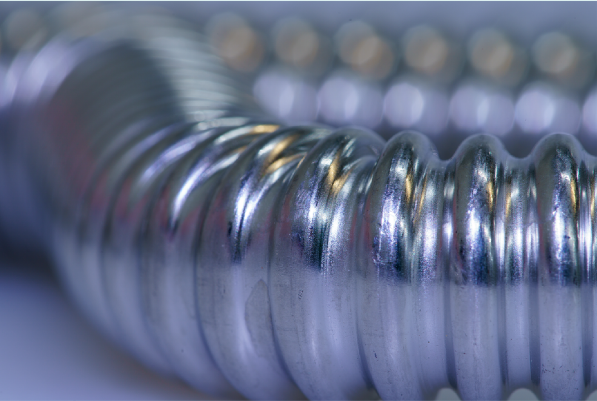 Installation de gaine pour câble inoxydable