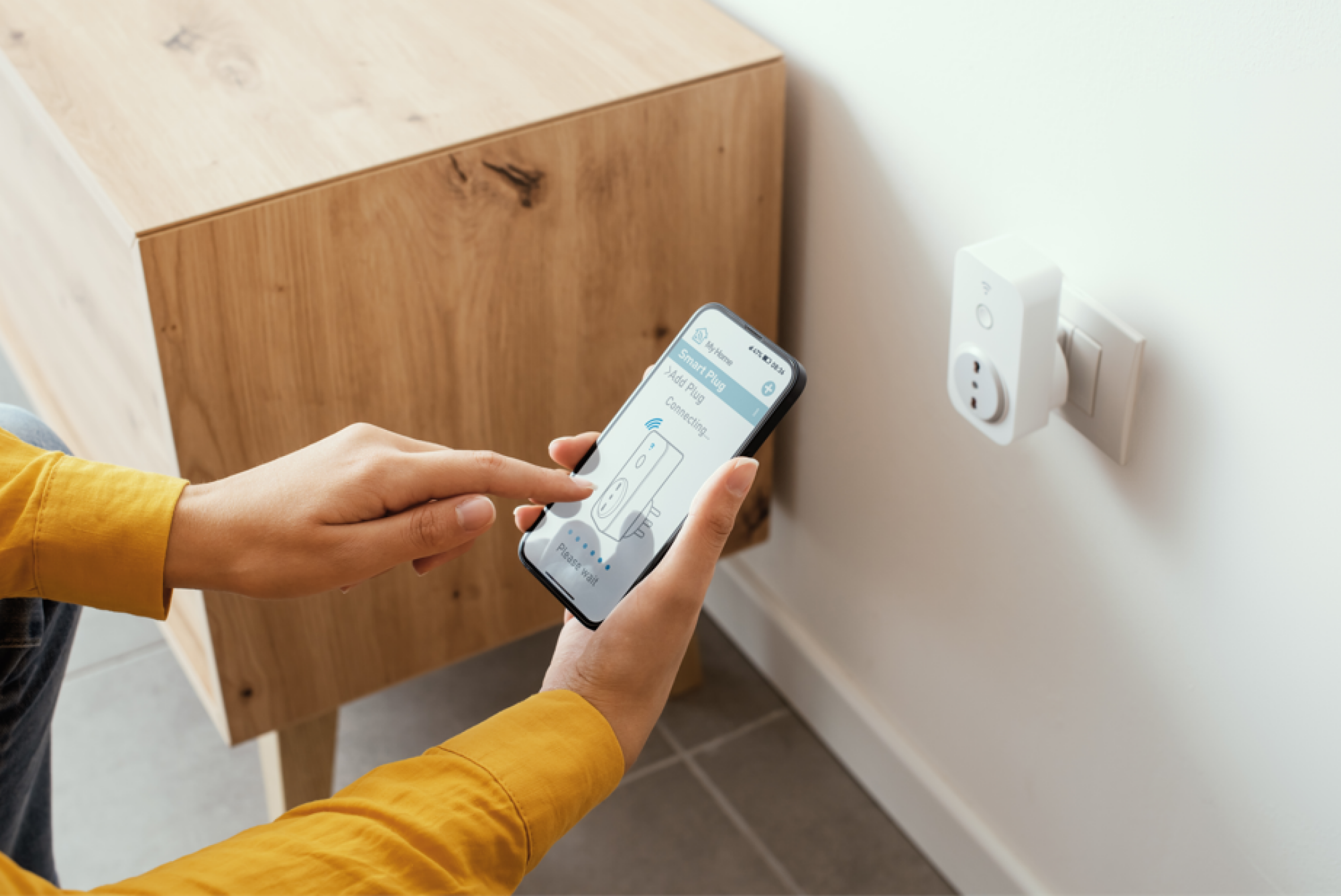 Installation de prises télécommandées