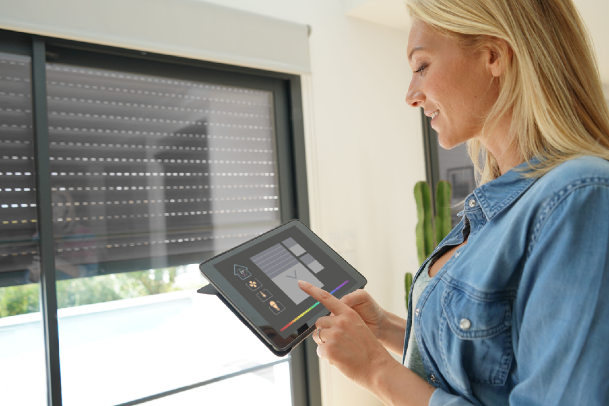 Installation de volets roulants connectés