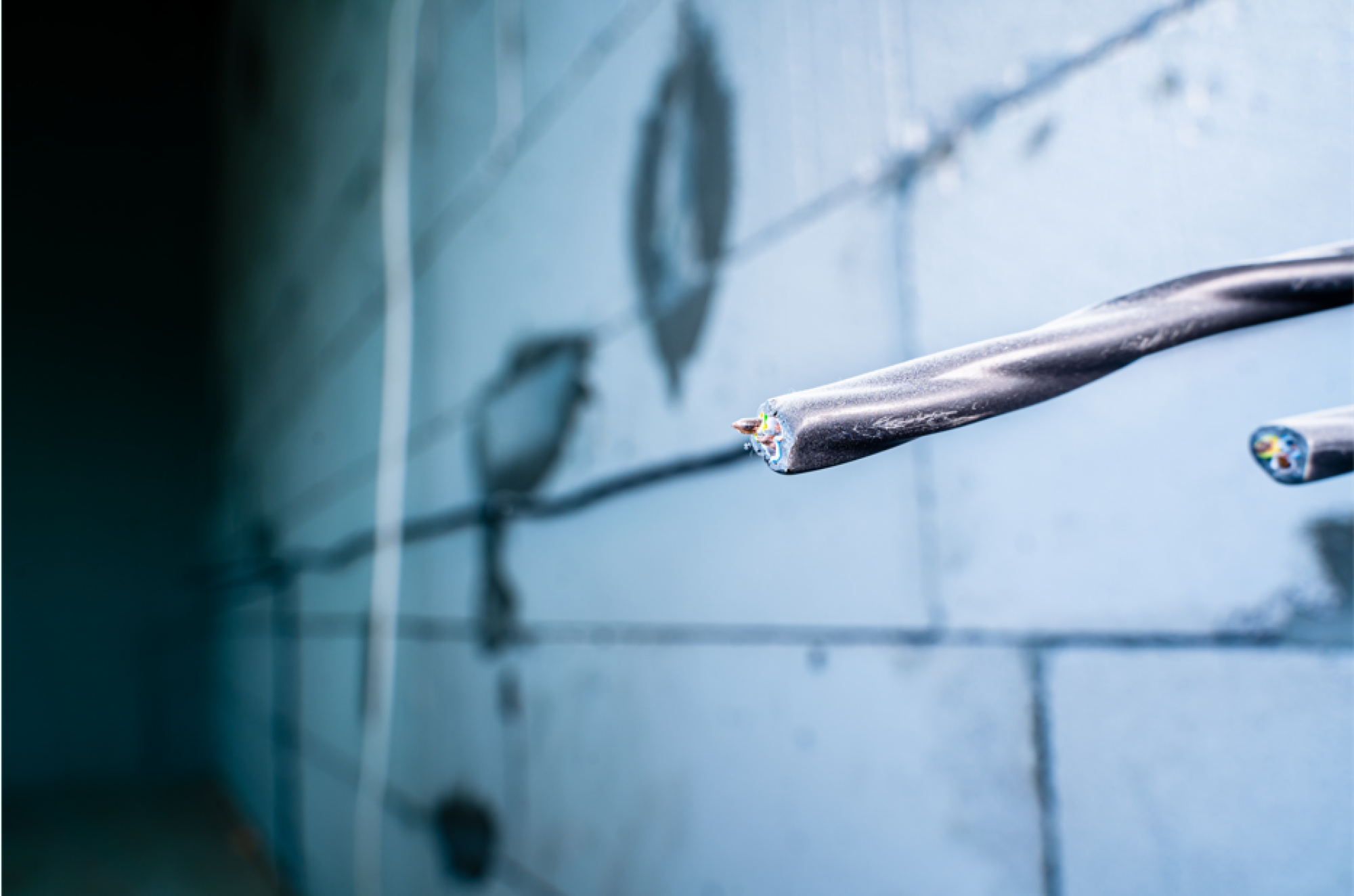 Travaux de réparation de gaine électrique