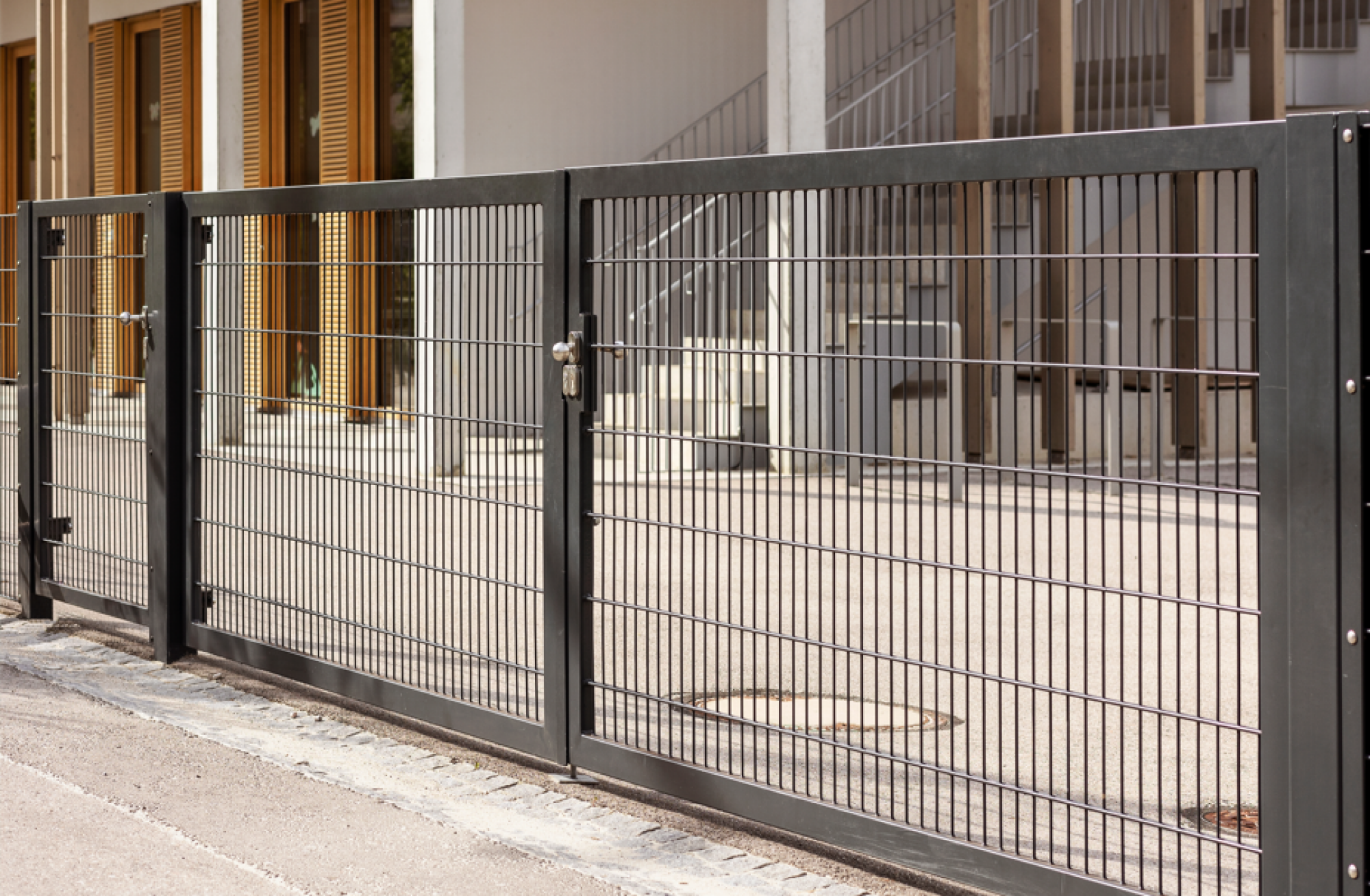 Construction de clôture en acier