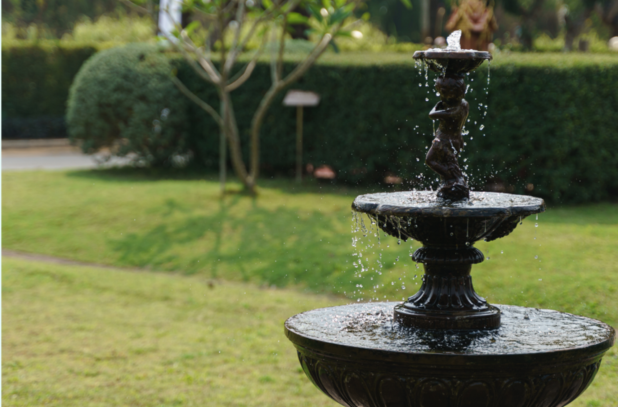 Installation de fontaines d'extérieur
