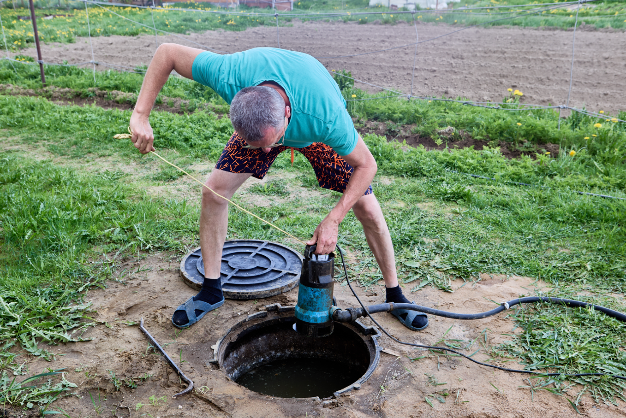 Installation de pompe à eau