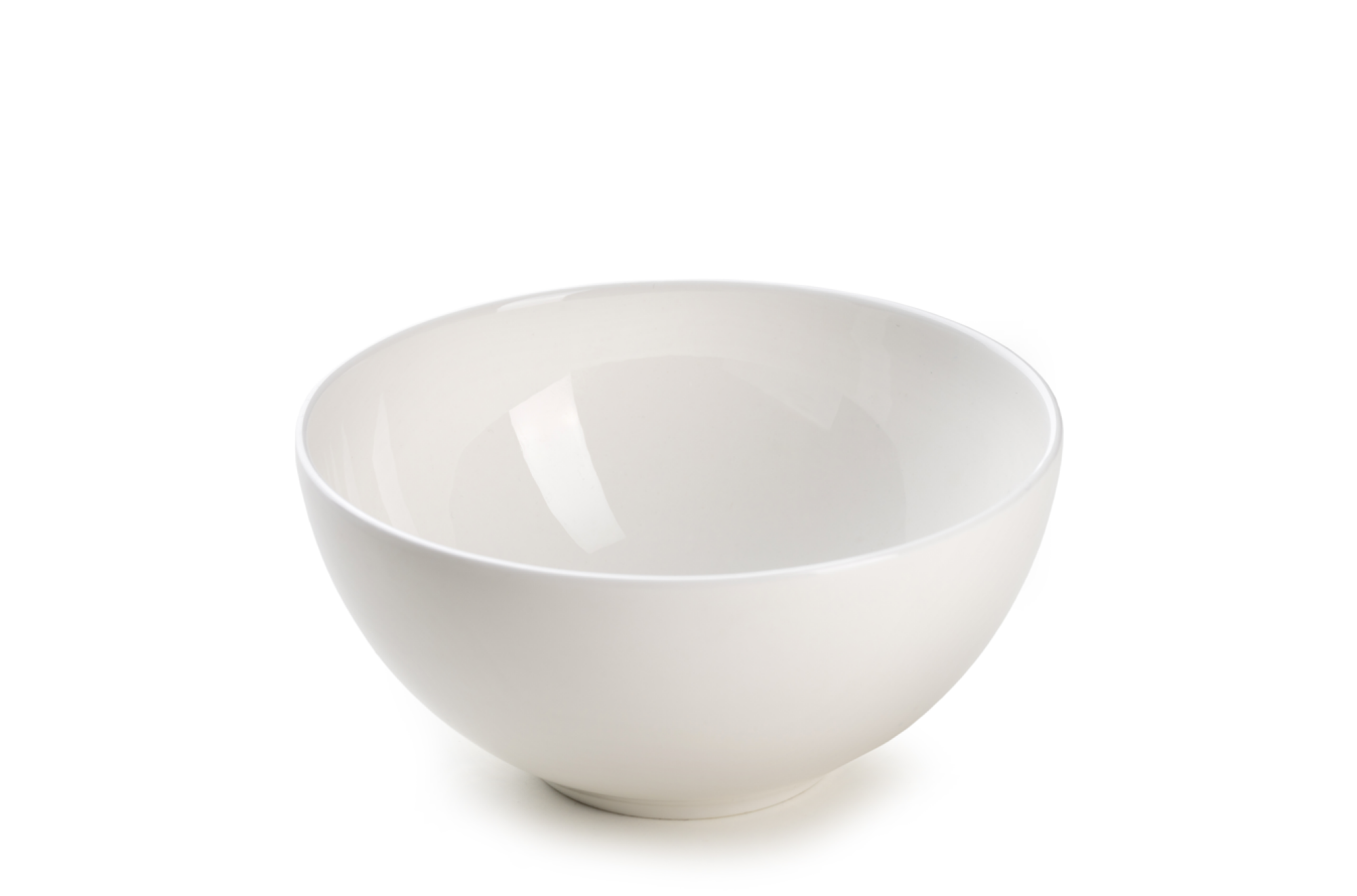 Assiettes en porcelaine blanche