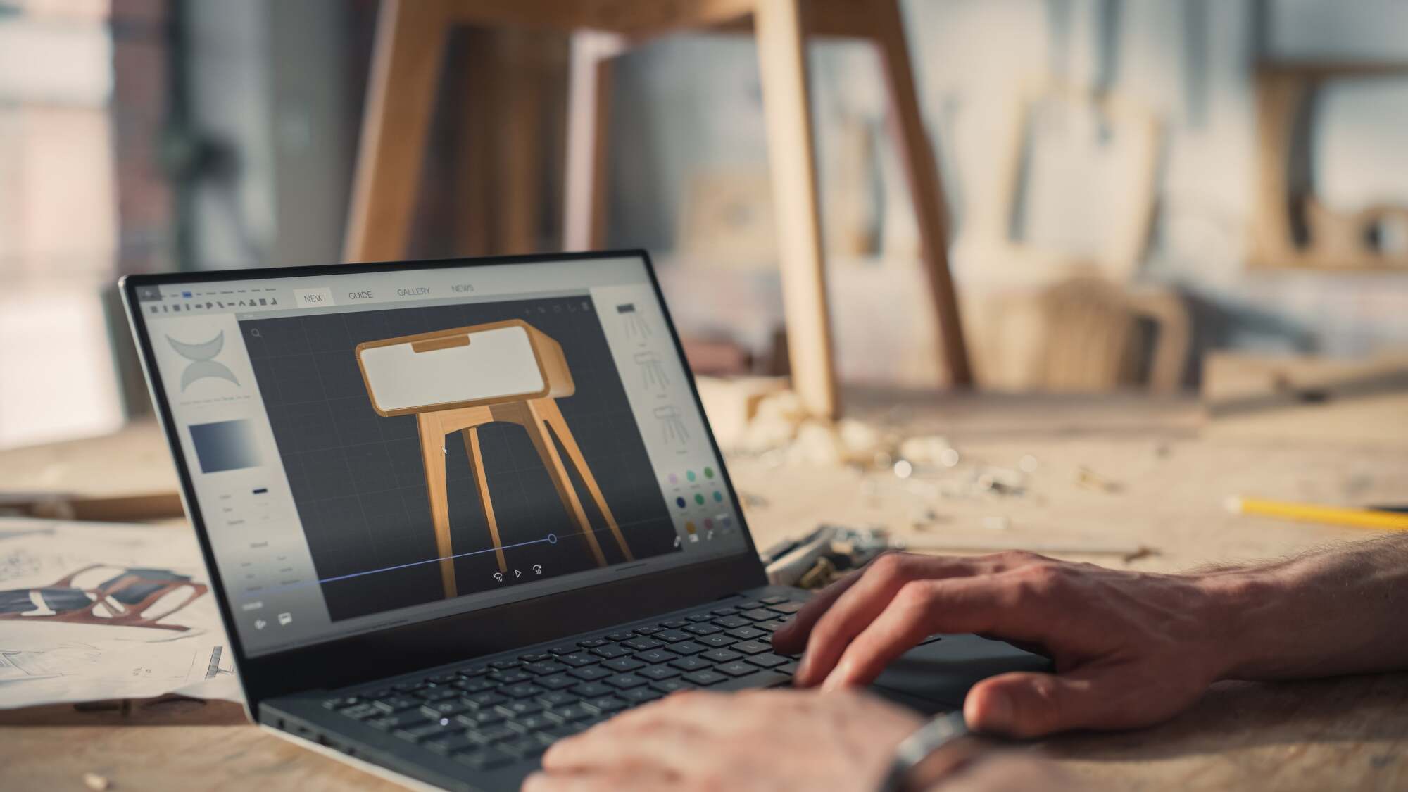 Conception de mobilier design