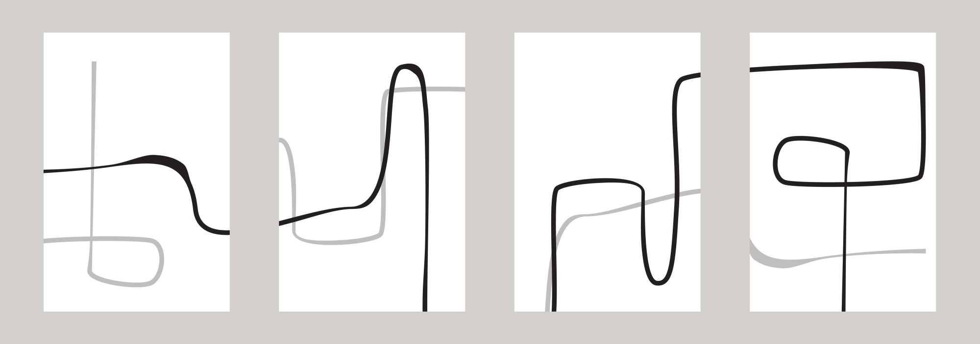 Création d'une décoration murale minimaliste