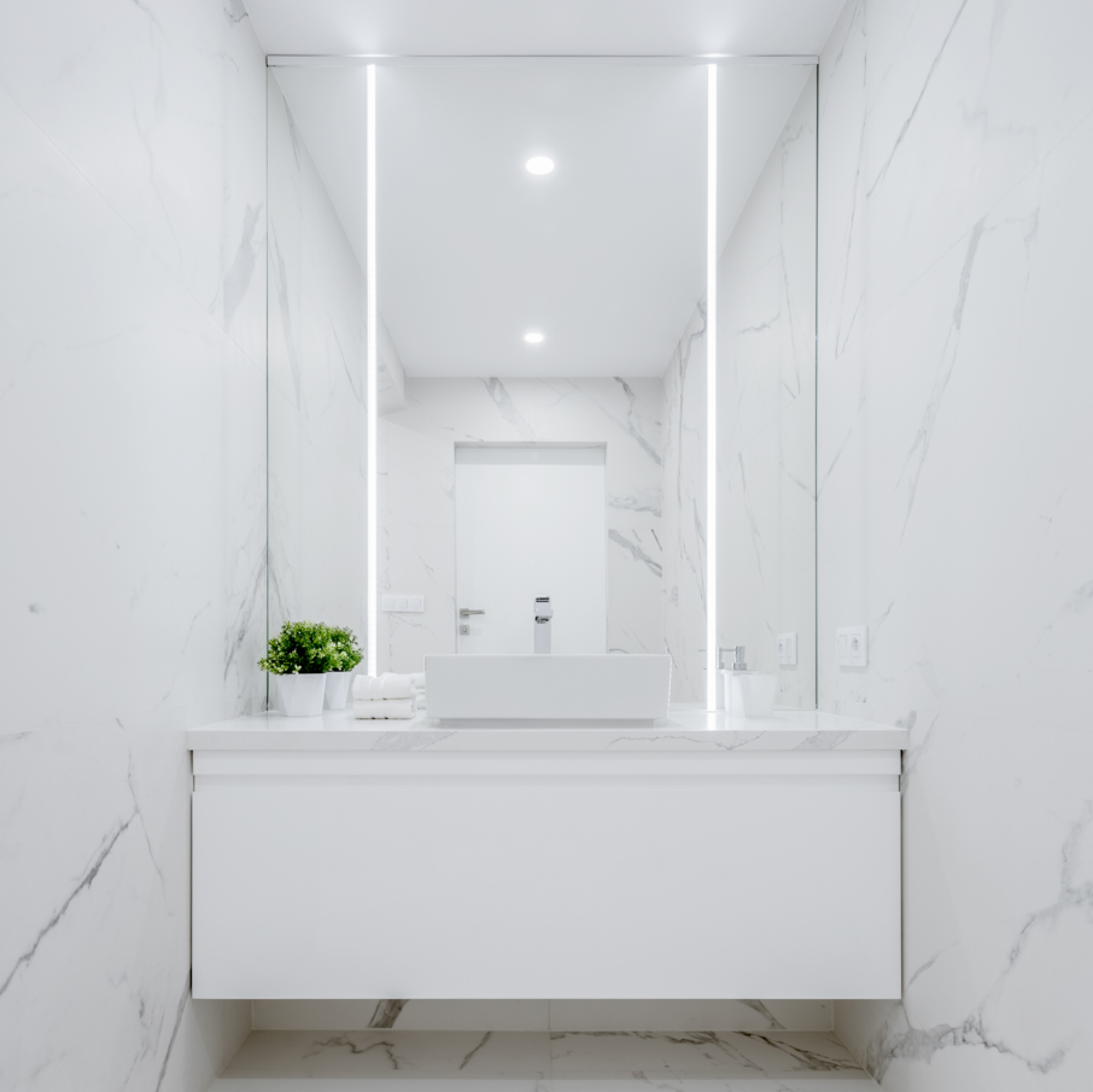 Éclairage à leds pour miroirs