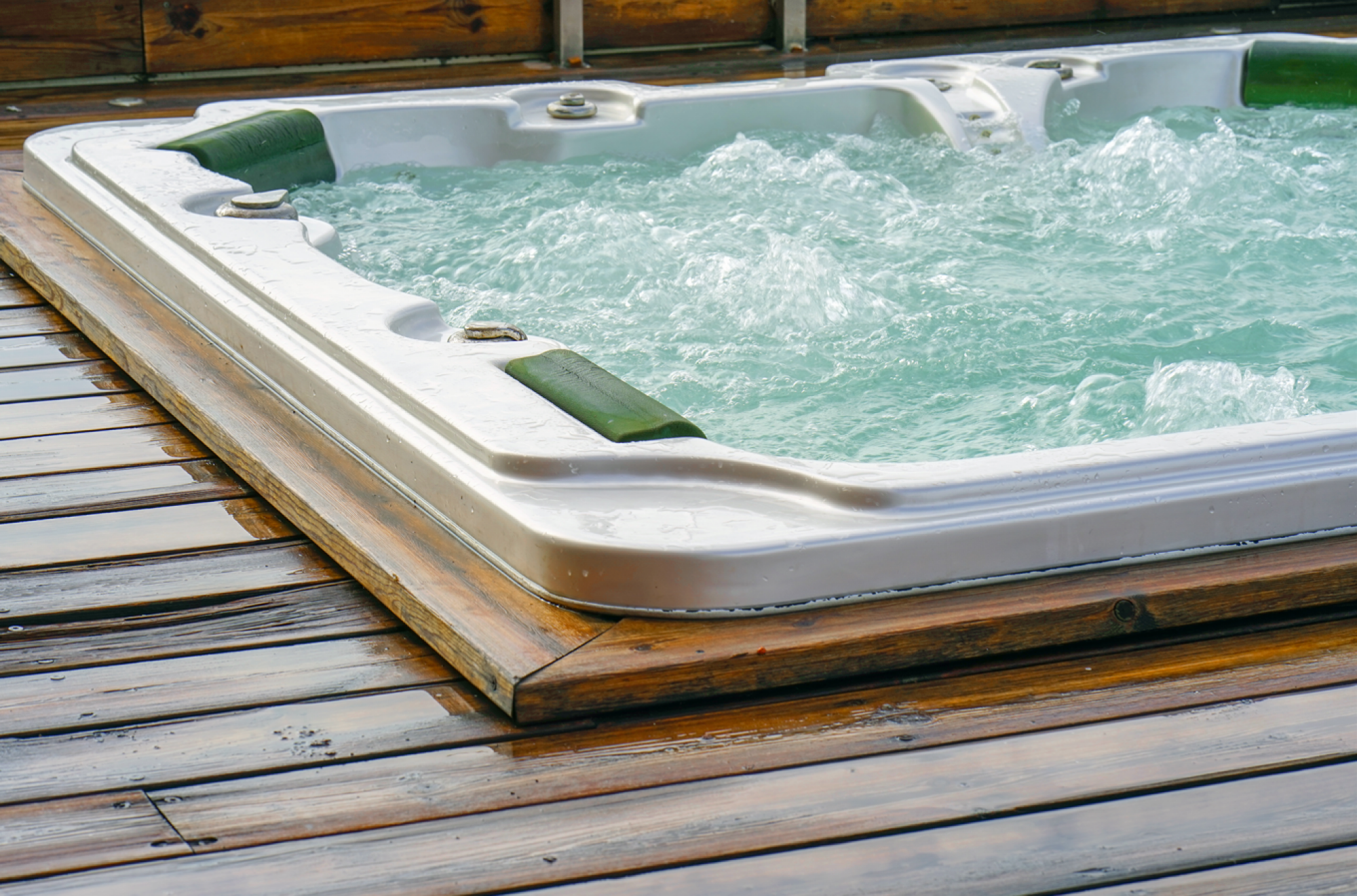 Installation de bain à bulles