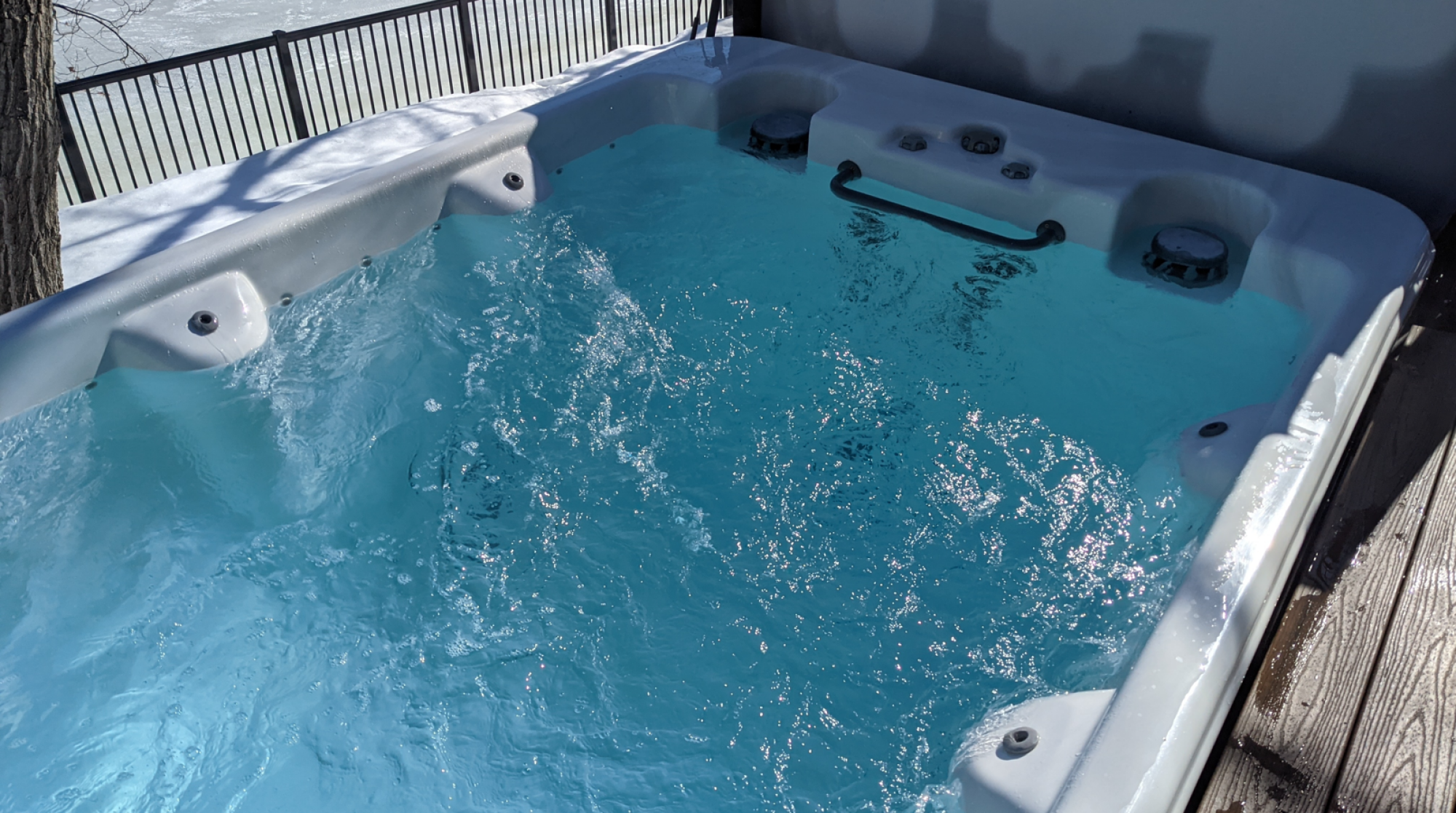 Installation de spa de nage